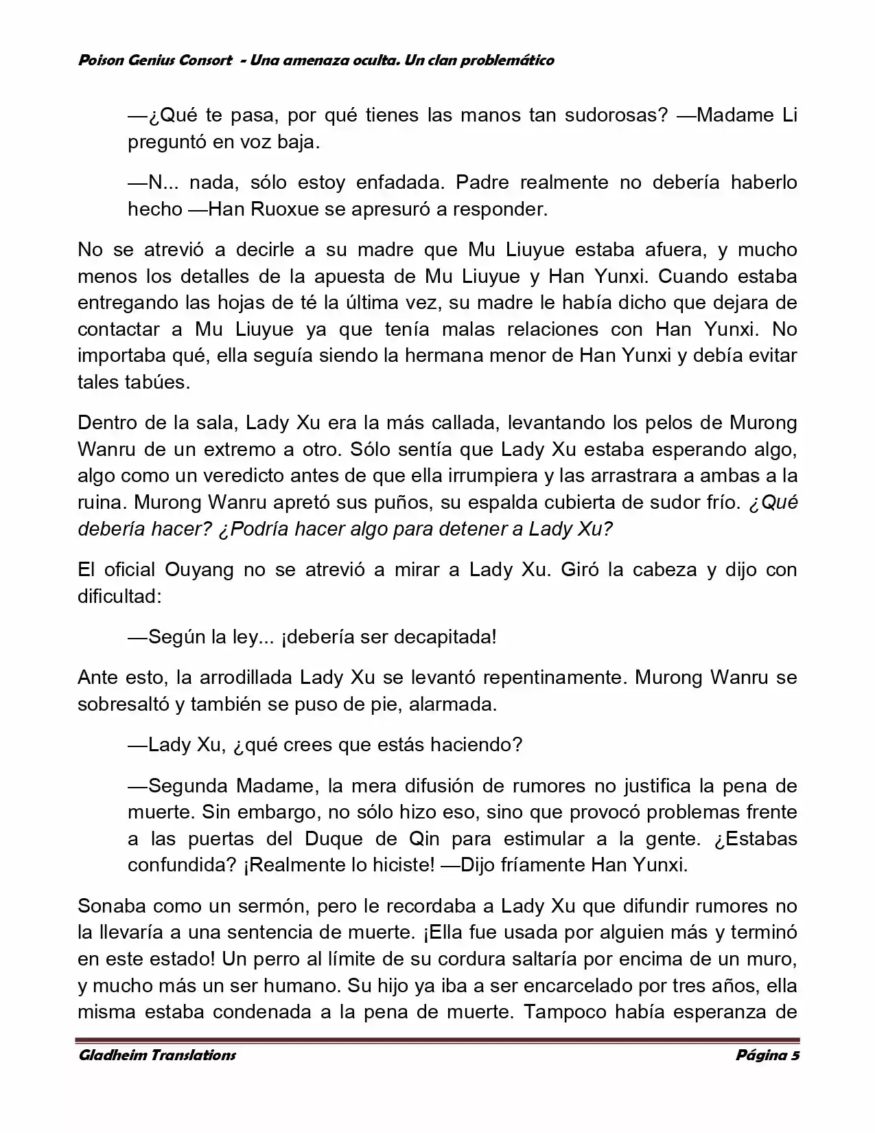 Poison Genious Consort (Novela) - Capítulo 131 - Página 5 - LectorTMOo