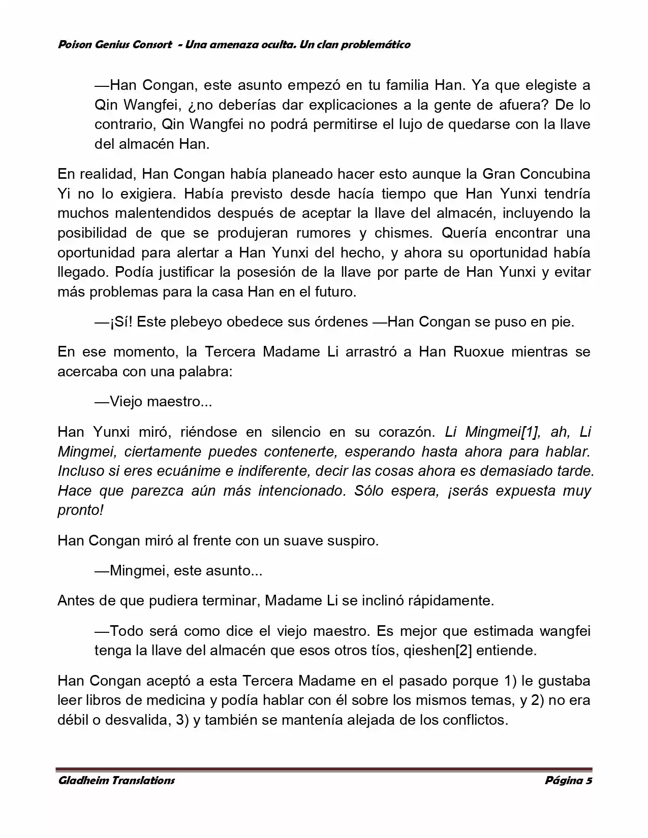 Poison Genious Consort (Novela) - Capítulo 132 - Página 4 - LectorTMOo