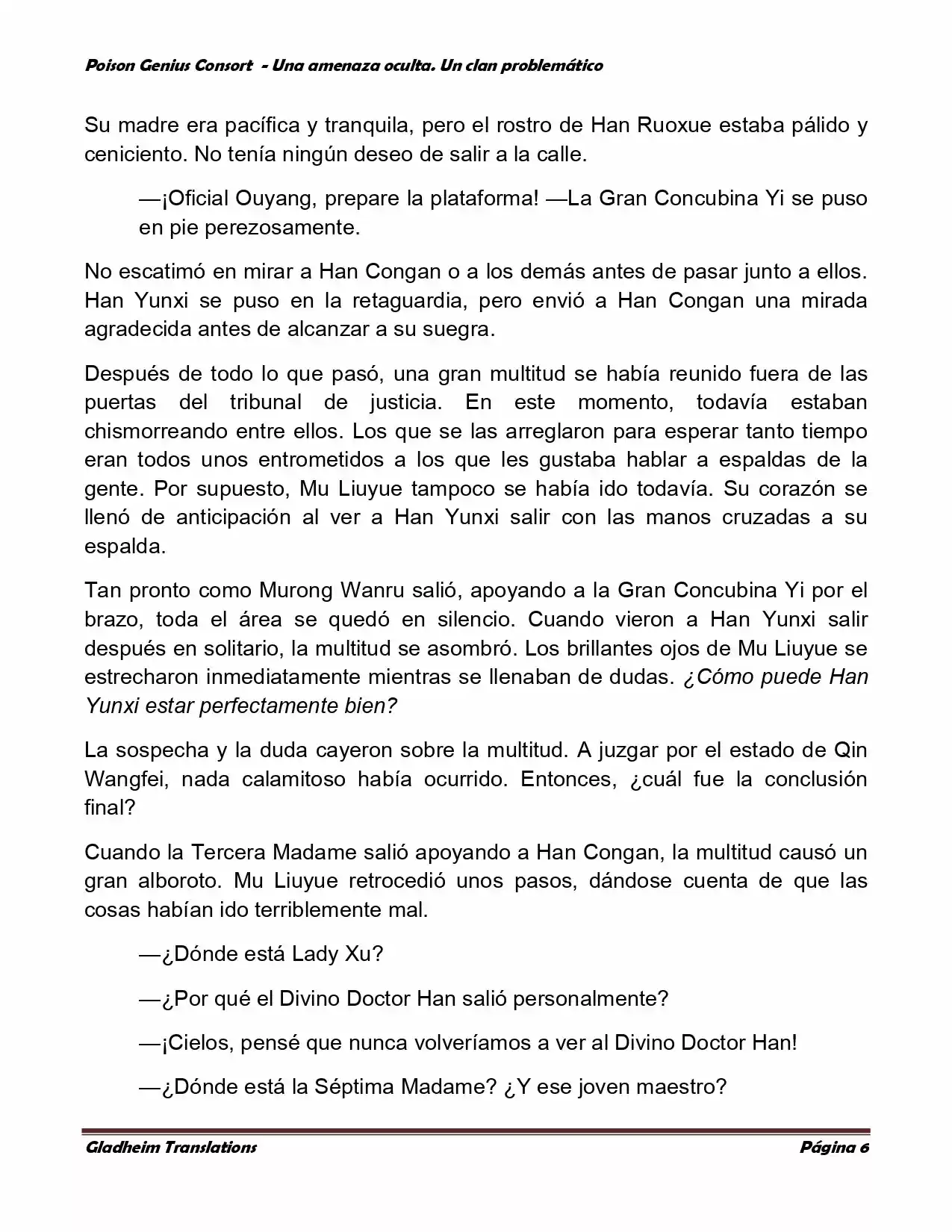 Poison Genious Consort (Novela) - Capítulo 132 - Página 5 - LectorTMOo
