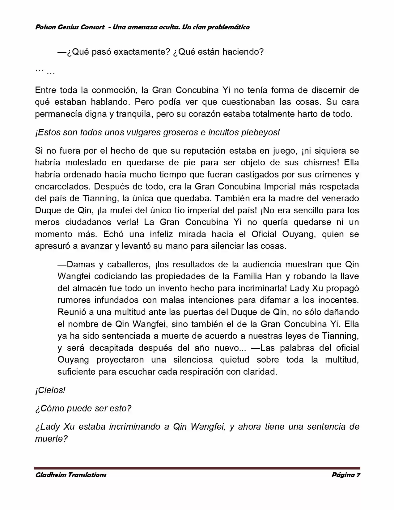 Poison Genious Consort (Novela) - Capítulo 132 - Página 6 - LectorTMOo
