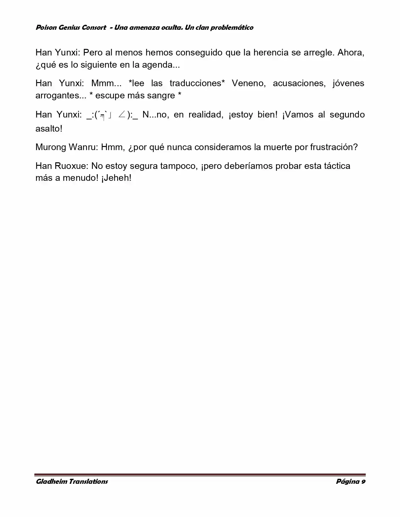 Poison Genious Consort (Novela) - Capítulo 132 - Página 8 - LectorTMOo