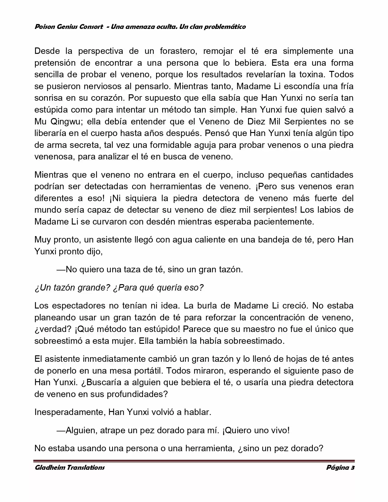 Poison Genious Consort (Novela) - Capítulo 136 - Página 3 - LectorTMOo