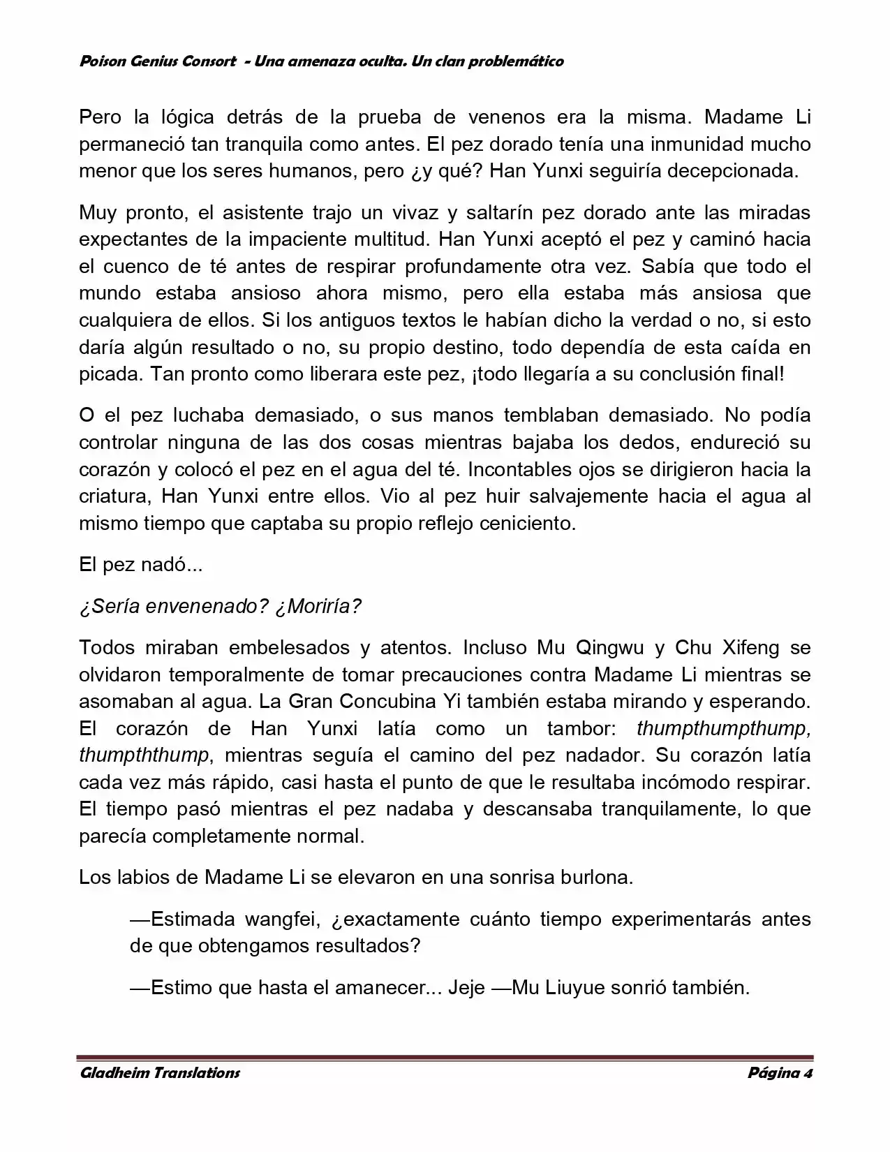 Poison Genious Consort (Novela) - Capítulo 136 - Página 4 - LectorTMOo