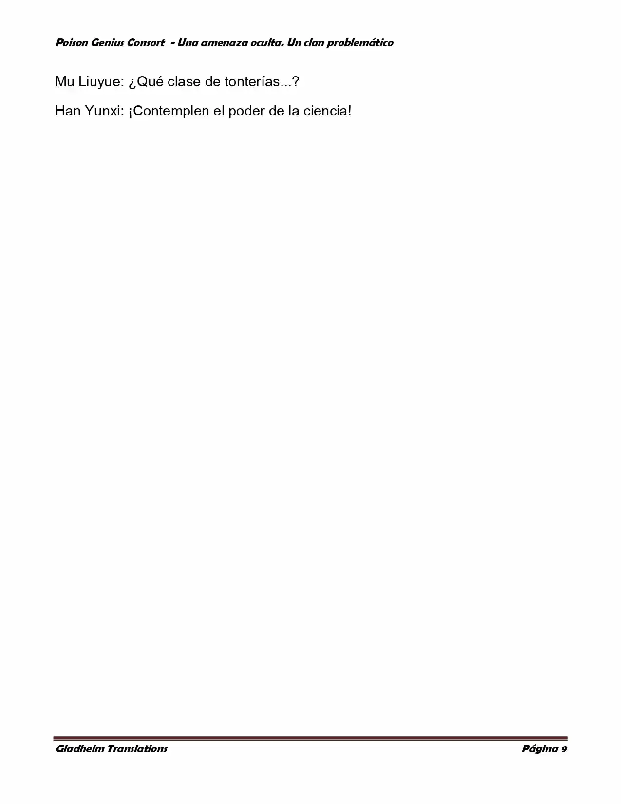 Poison Genious Consort (Novela) - Capítulo 136 - Página 9 - LectorTMOo