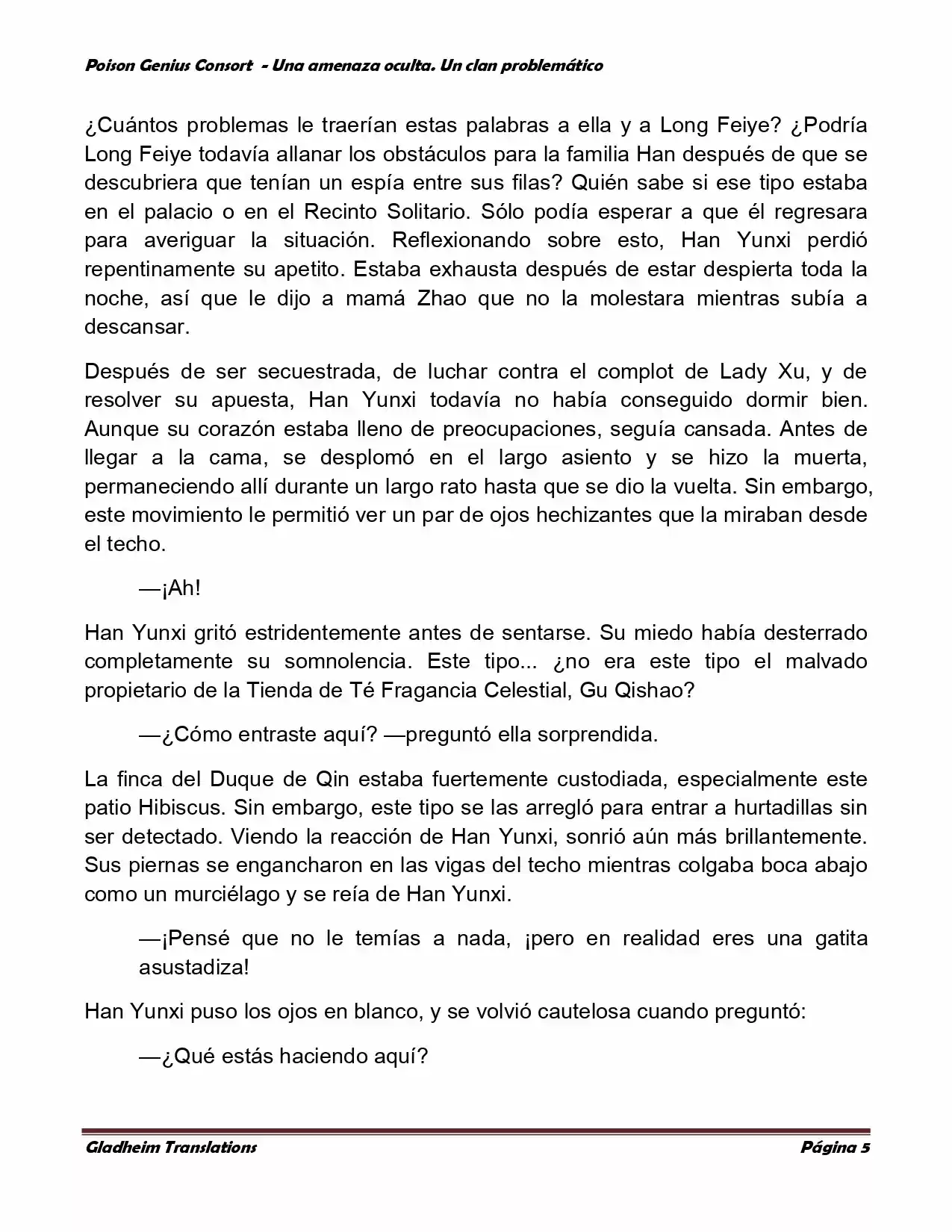 Poison Genious Consort (Novela) - Capítulo 140 - Página 5 - LectorTMOo