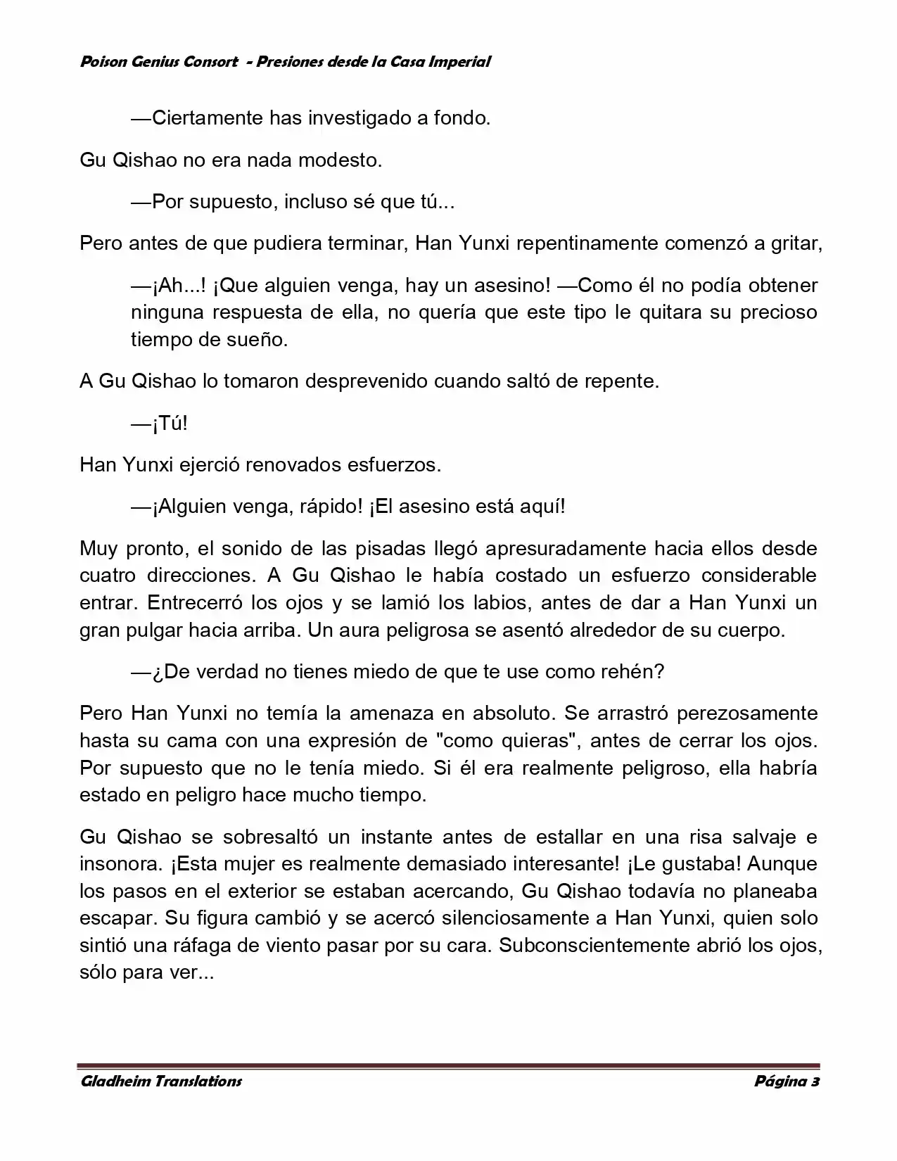 Poison Genious Consort (Novela) - Capítulo 141 - Página 3 - LectorTMOo