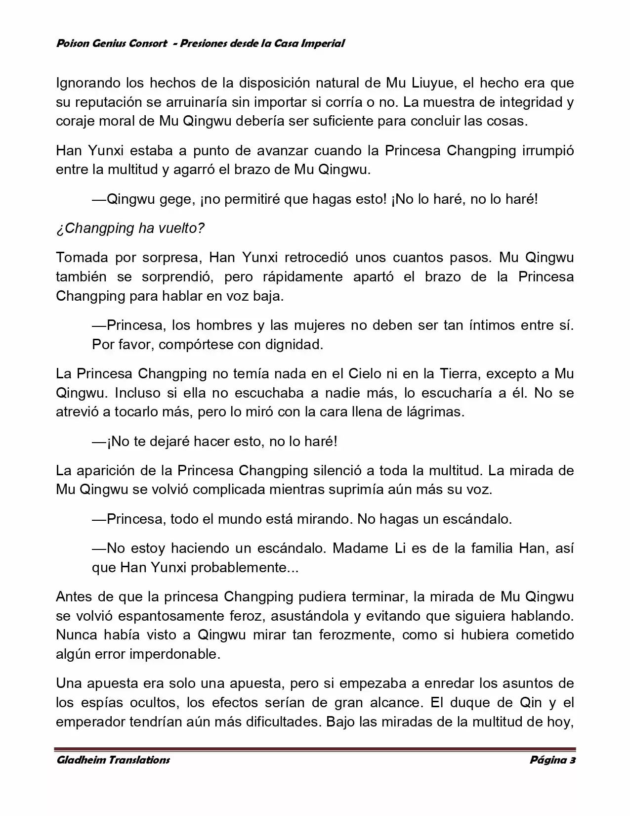 Poison Genious Consort (Novela) - Capítulo 143 - Página 3 - LectorTMOo