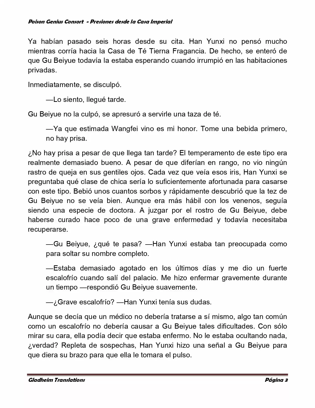 Poison Genious Consort (Novela) - Capítulo 144 - Página 3 - LectorTMOo