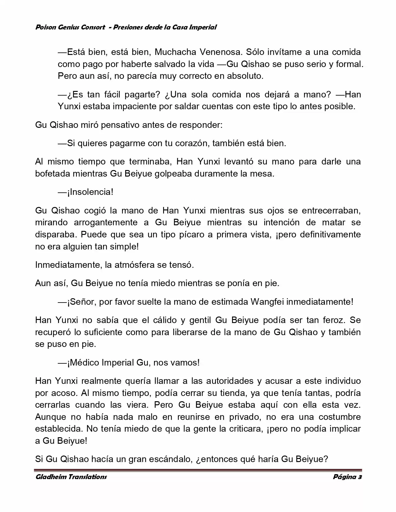 Poison Genious Consort (Novela) - Capítulo 145 - Página 3 - LectorTMOo