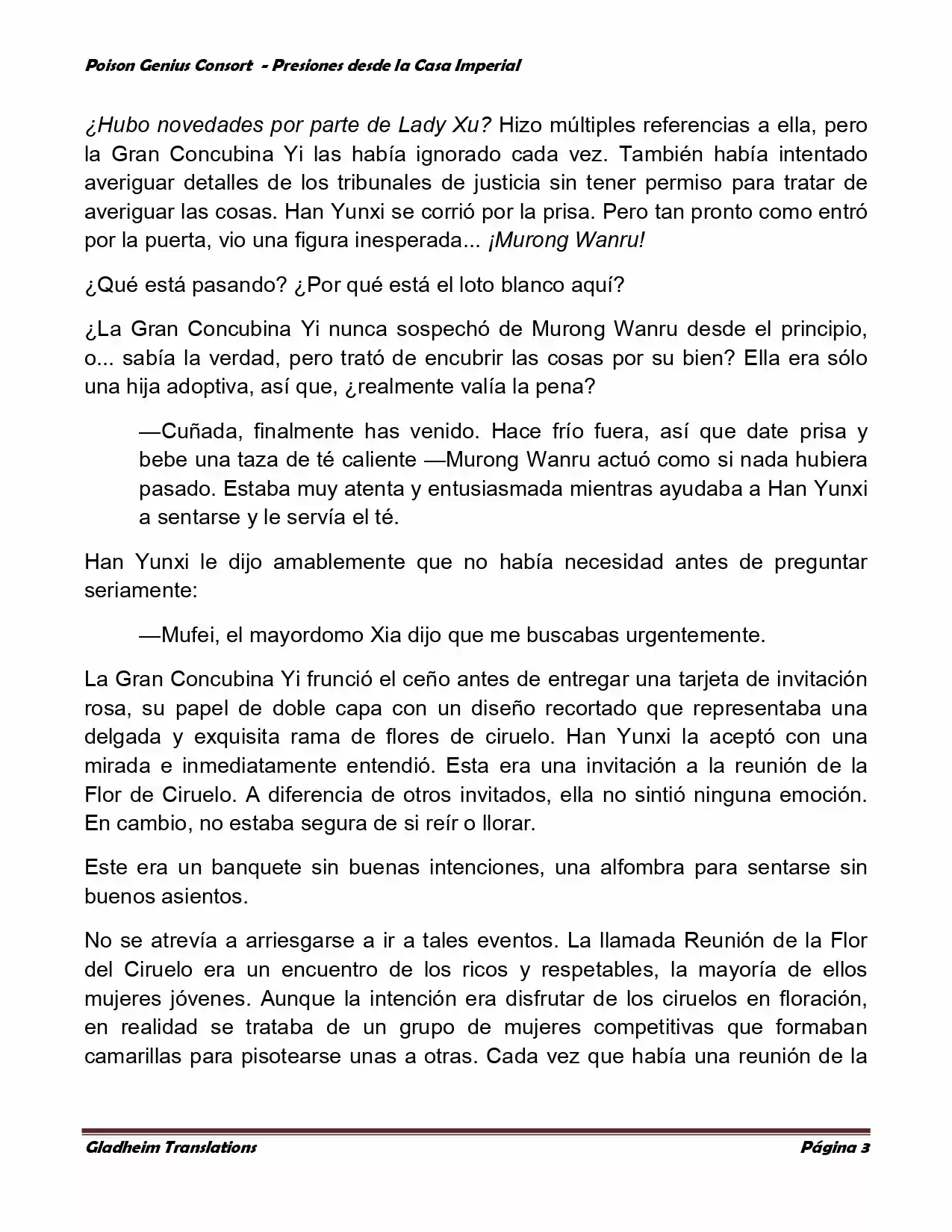 Poison Genious Consort (Novela) - Capítulo 148 - Página 3 - LectorTMOo