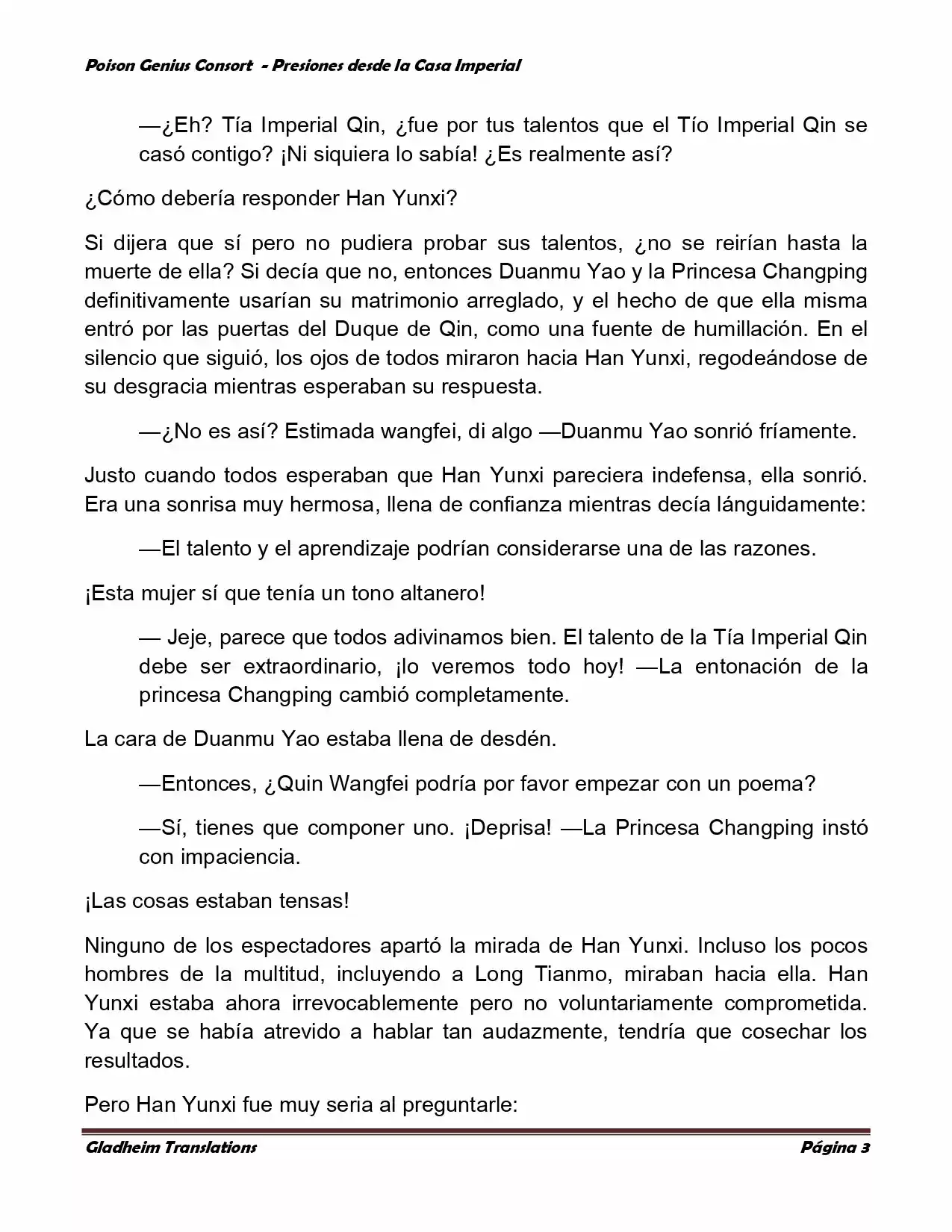 Poison Genious Consort (Novela) - Capítulo 150 - Página 3 - LectorTMOo