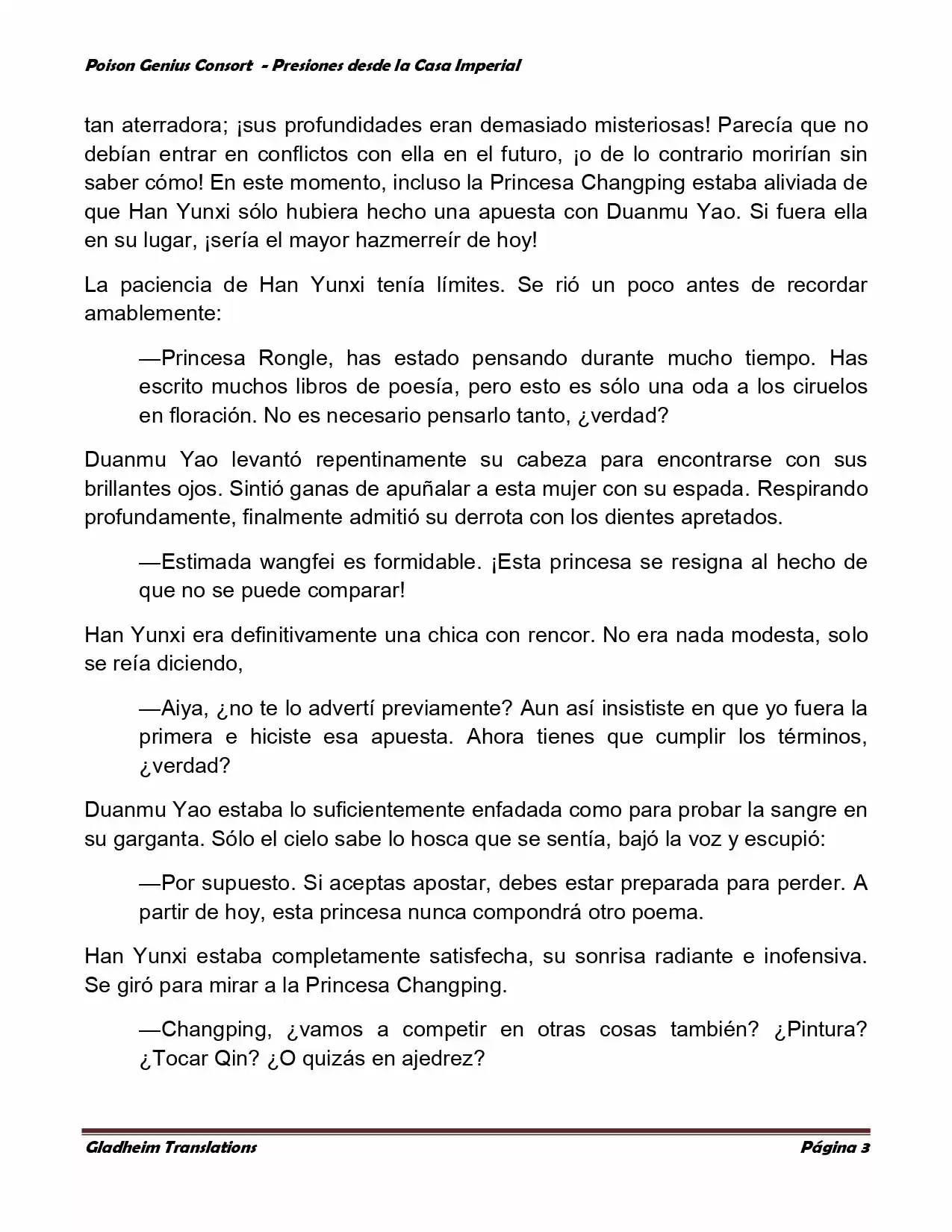Poison Genious Consort (Novela) - Capítulo 151 - Página 3 - LectorTMOo