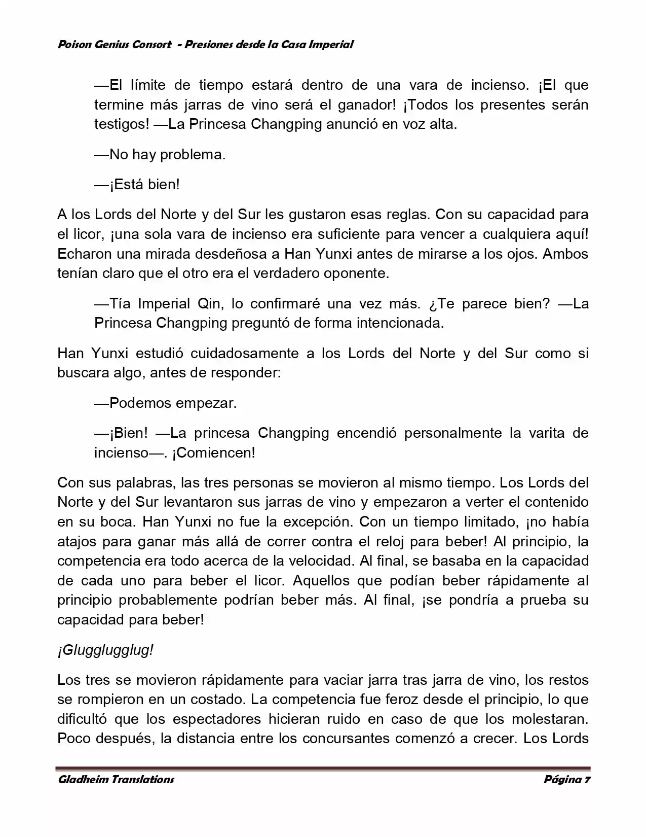 Poison Genious Consort (Novela) - Capítulo 152 - Página 7 - LectorTMOo