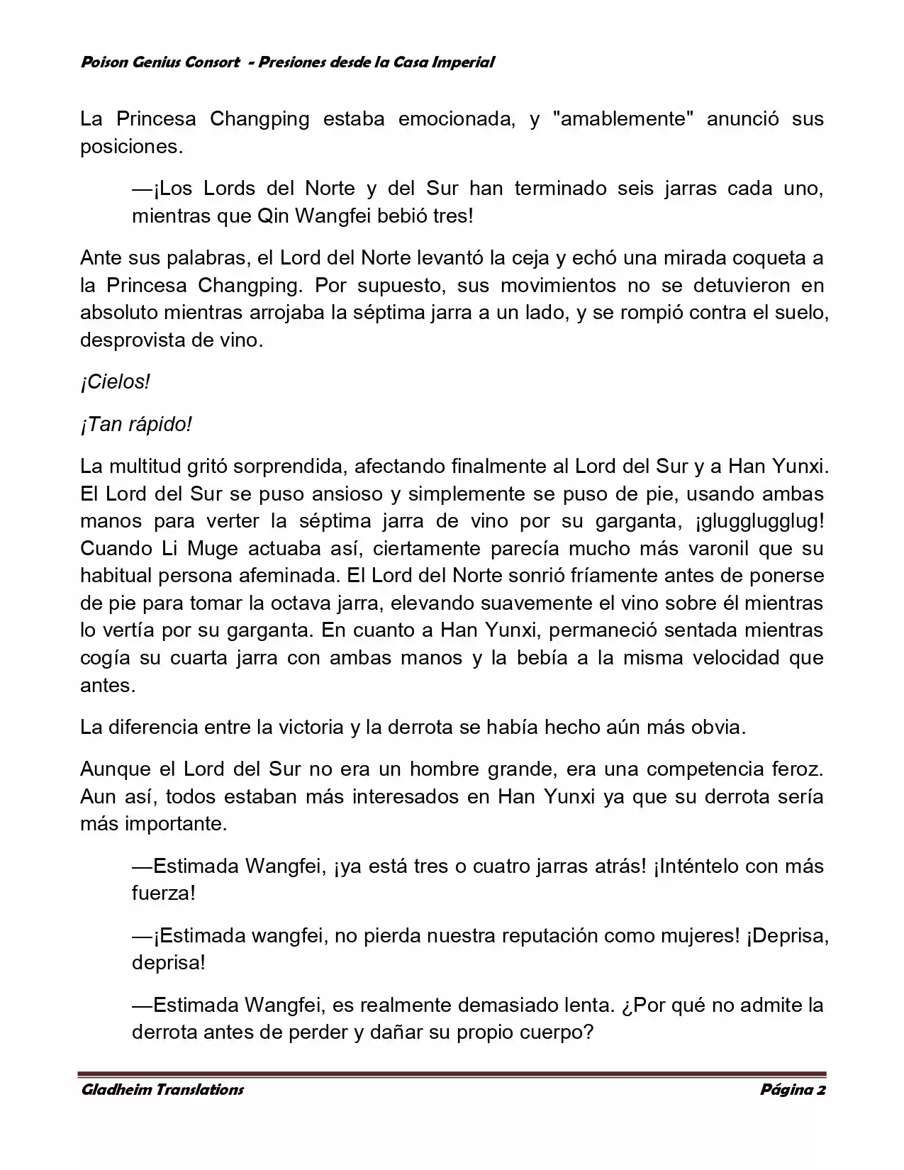 Poison Genious Consort (Novela) - Capítulo 153 - Página 2 - LectorTMOo