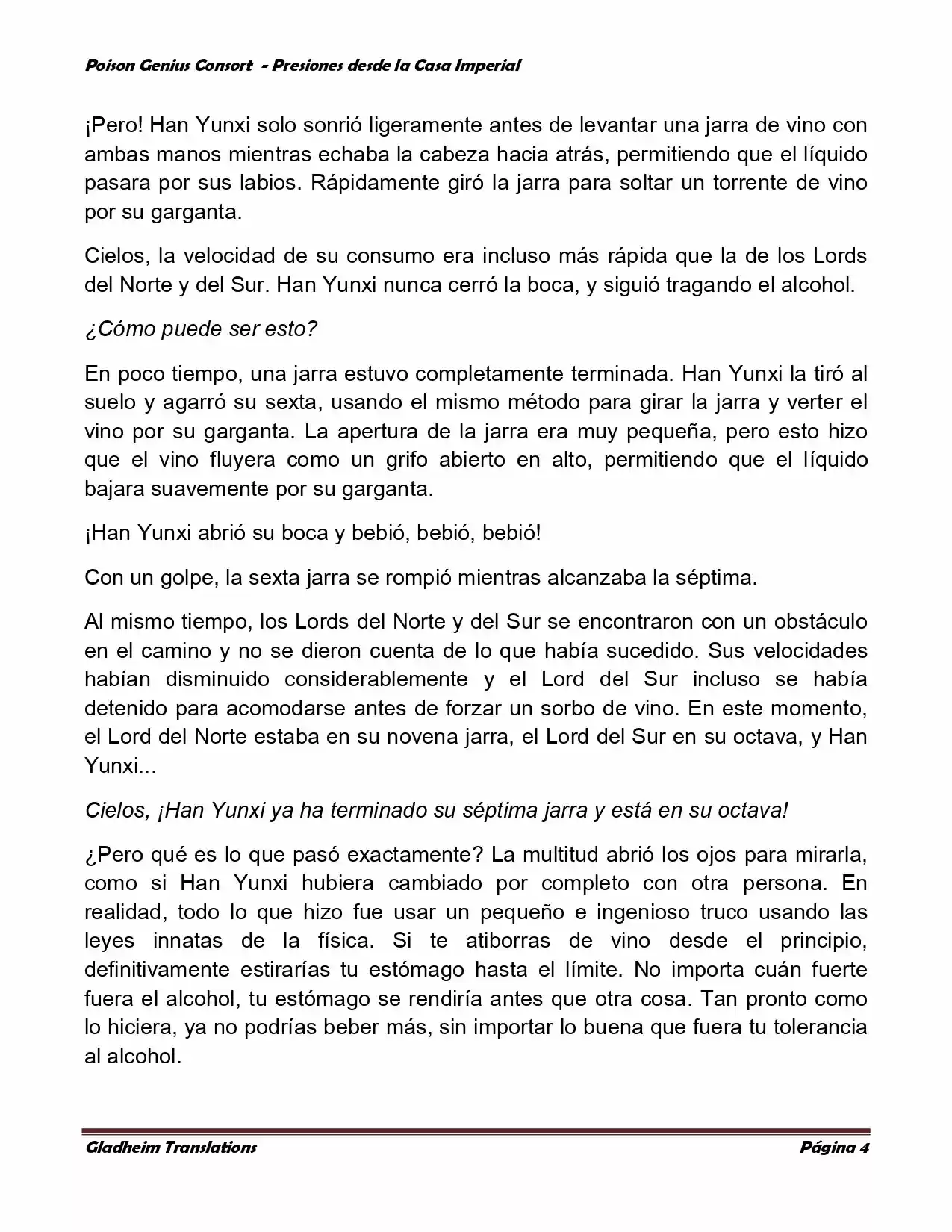 Poison Genious Consort (Novela) - Capítulo 153 - Página 4 - LectorTMOo
