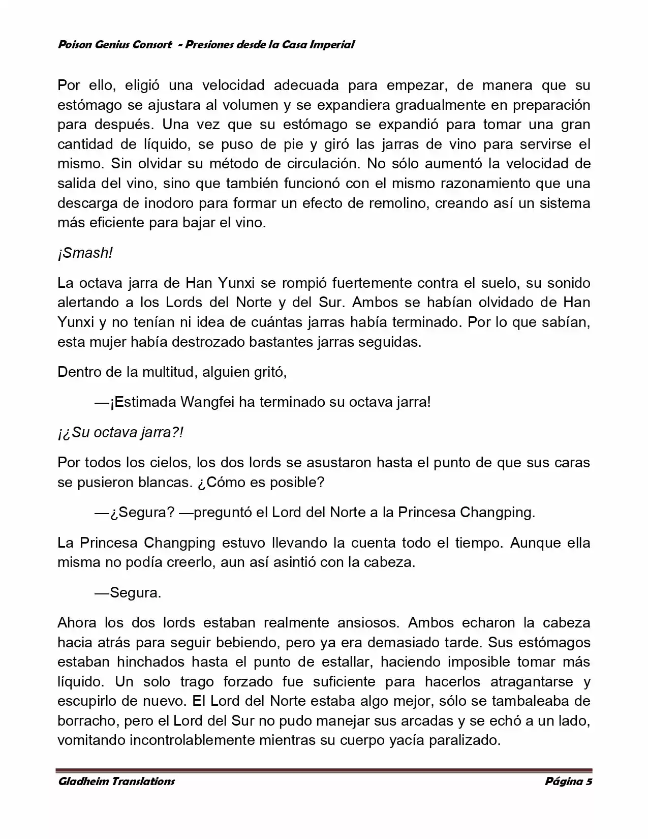 Poison Genious Consort (Novela) - Capítulo 153 - Página 5 - LectorTMOo