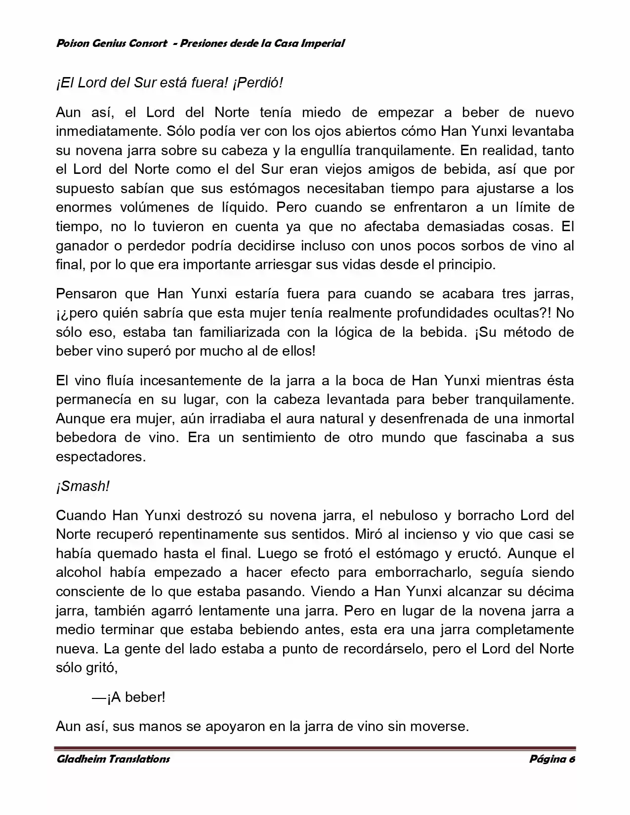 Poison Genious Consort (Novela) - Capítulo 153 - Página 6 - LectorTMOo