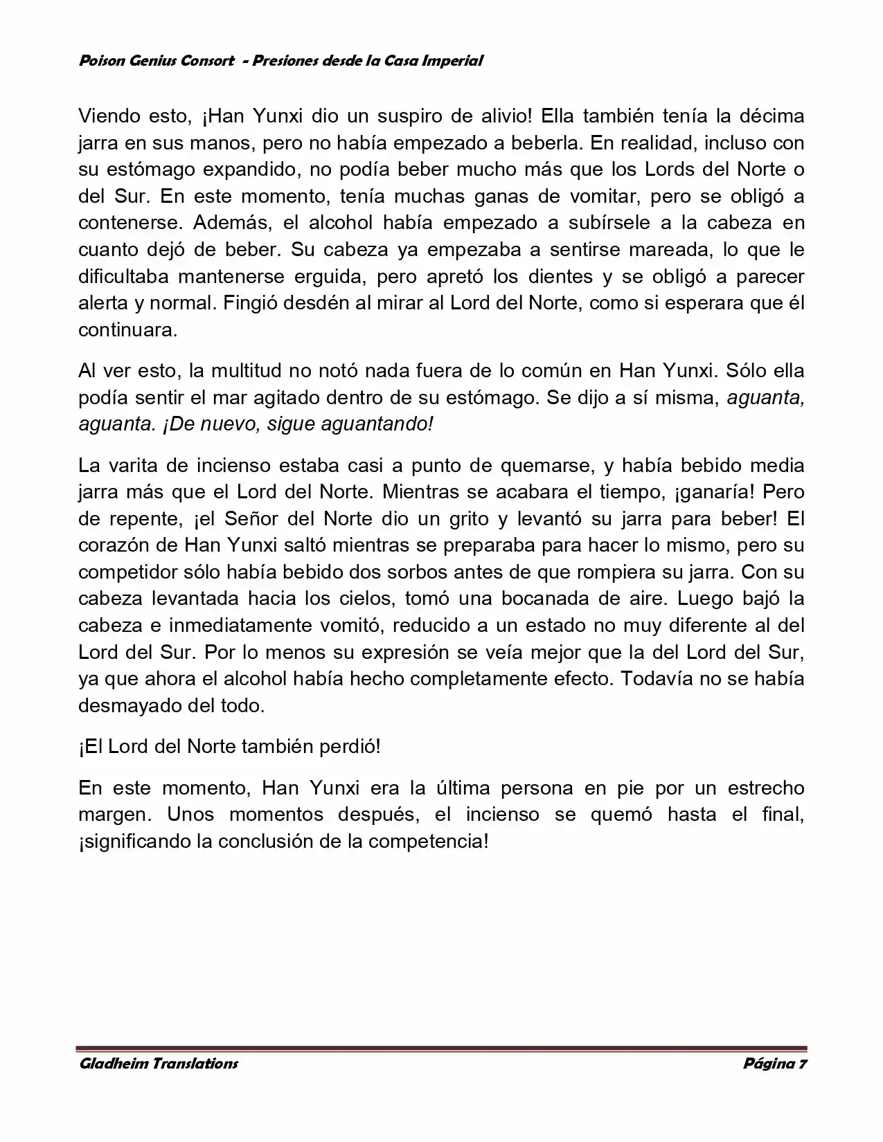 Poison Genious Consort (Novela) - Capítulo 153 - Página 7 - LectorTMOo