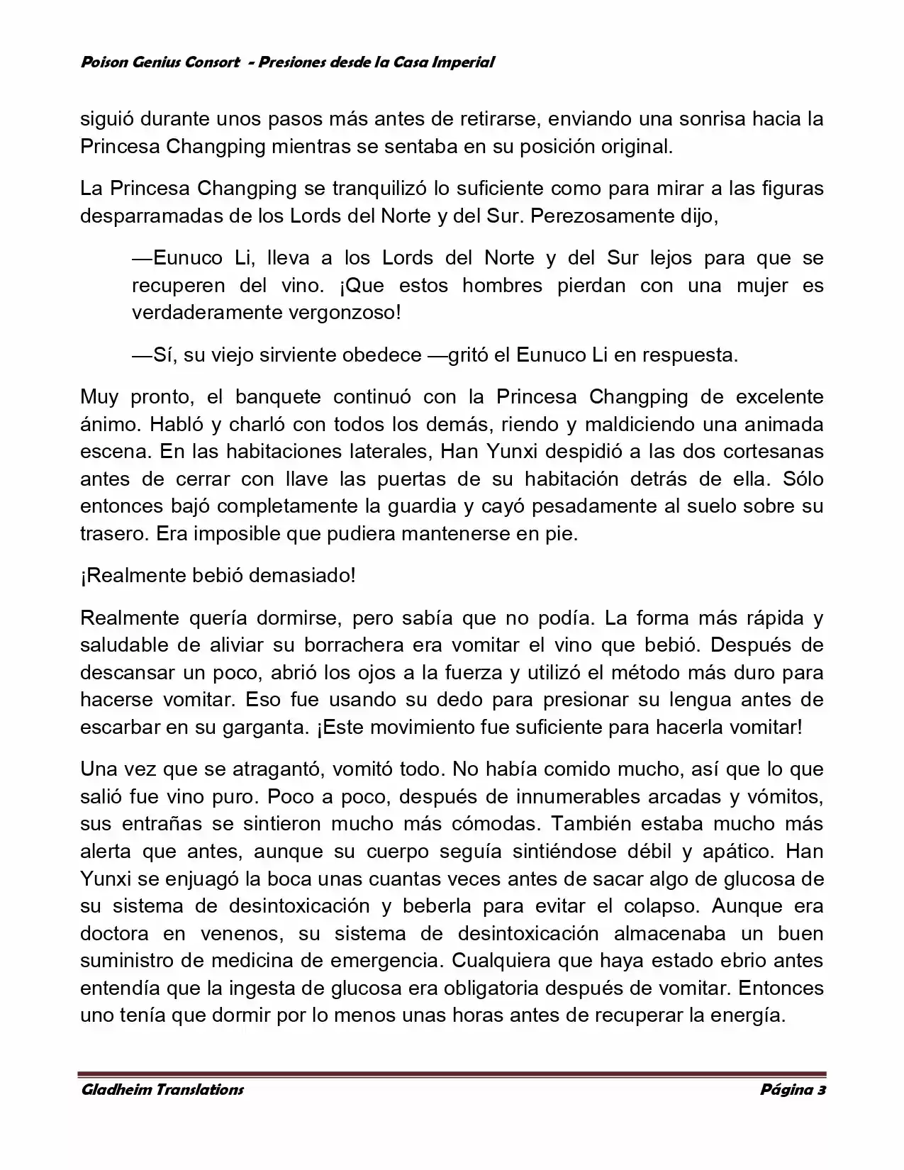 Poison Genious Consort (Novela) - Capítulo 154 - Página 3 - LectorTMOo