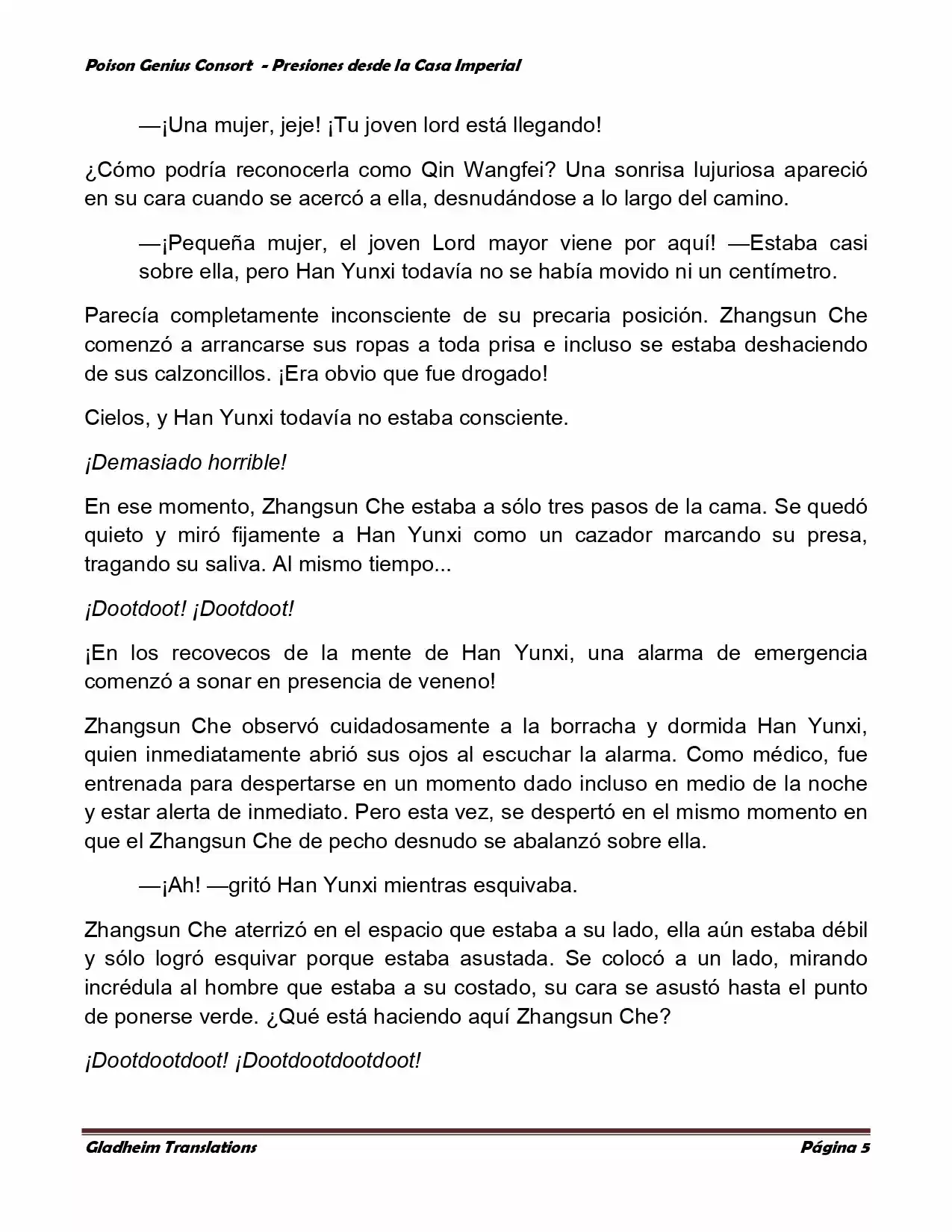 Poison Genious Consort (Novela) - Capítulo 154 - Página 5 - LectorTMOo