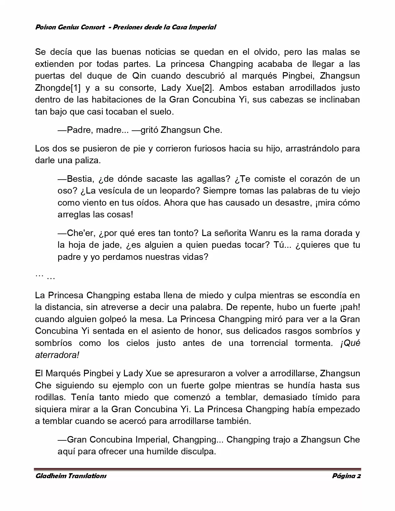 Poison Genious Consort (Novela) - Capítulo 156 - Página 2 - LectorTMOo