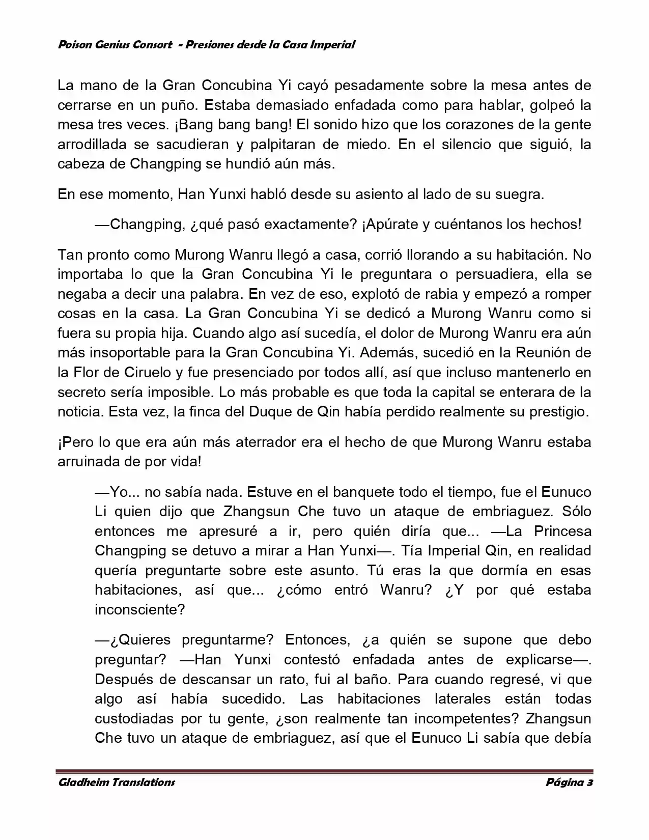 Poison Genious Consort (Novela) - Capítulo 156 - Página 3 - LectorTMOo