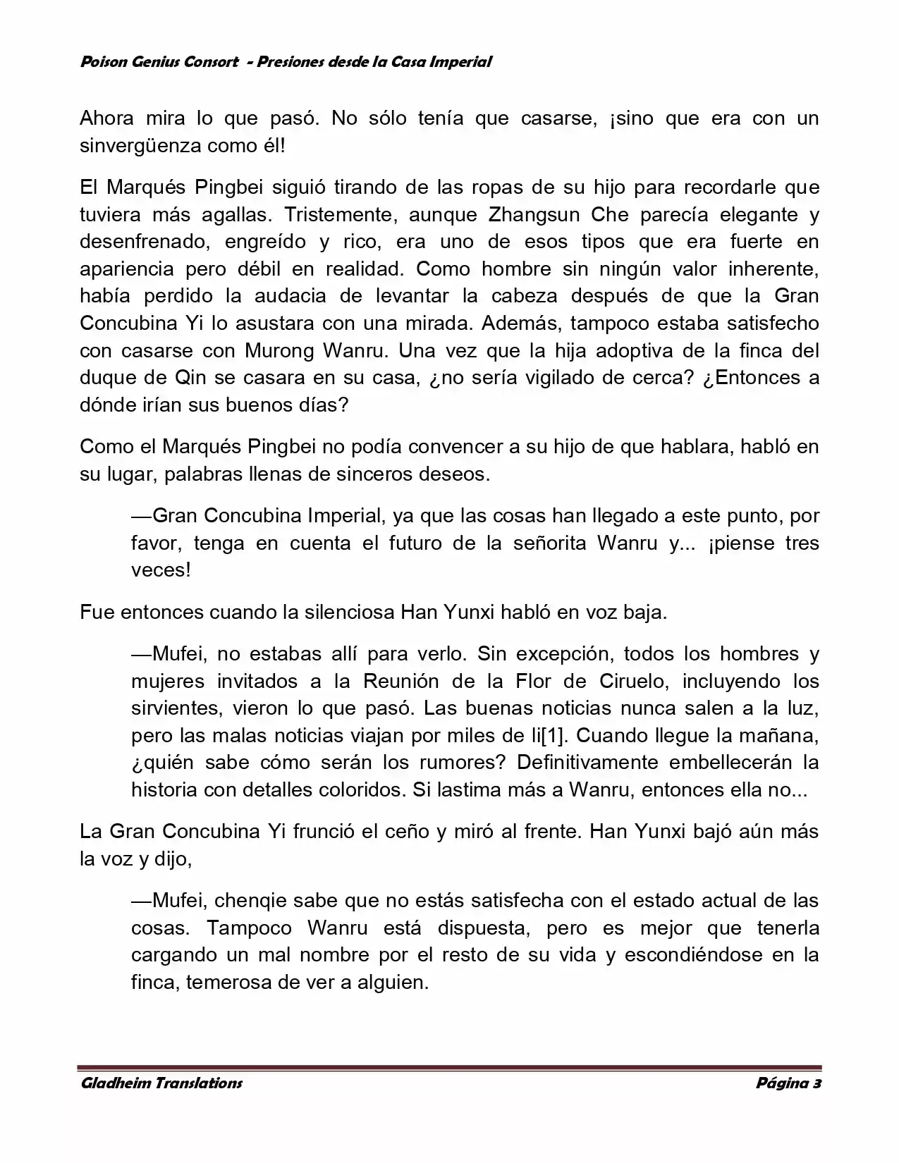 Poison Genious Consort (Novela) - Capítulo 157 - Página 3 - LectorTMOo