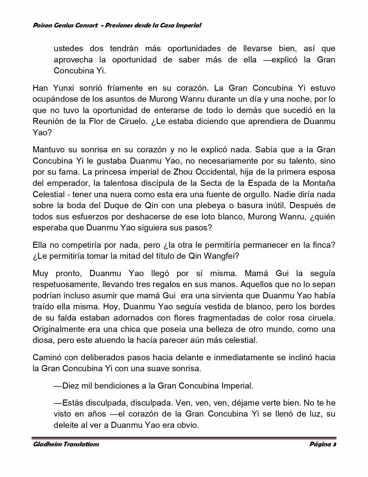 Poison Genious Consort (Novela) - Capítulo 158 - Página 3 - LectorTMOo