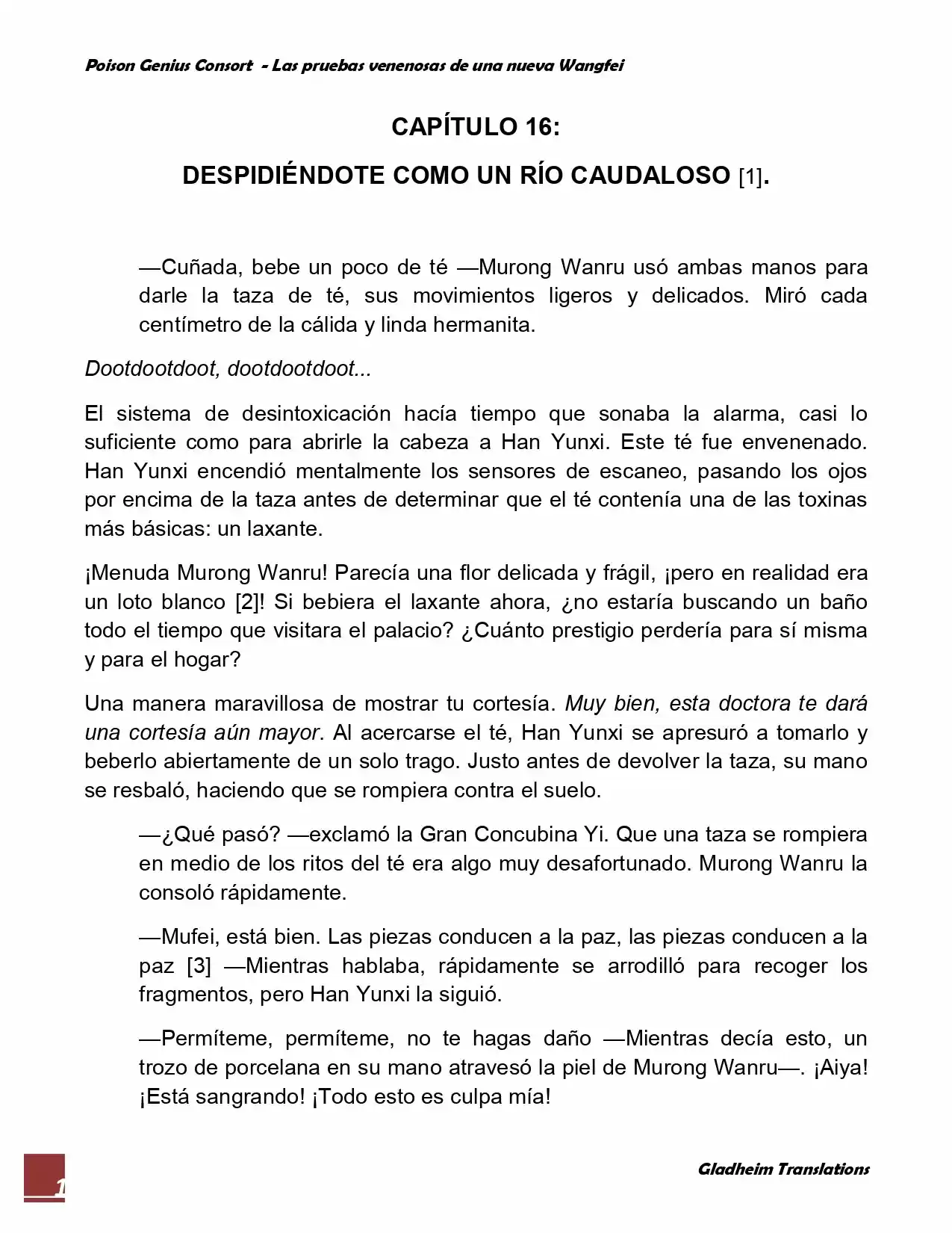 Poison Genious Consort (Novela) - Capítulo 16 - Página 1 - LectorTMOo