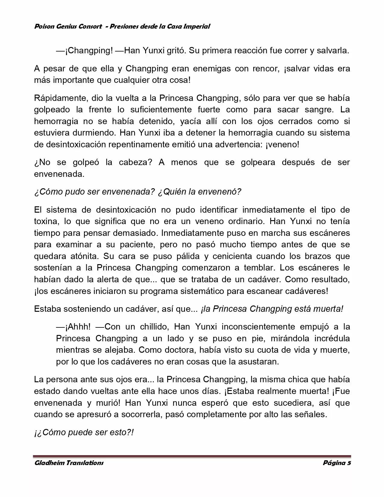Poison Genious Consort (Novela) - Capítulo 163 - Página 5 - LectorTMOo