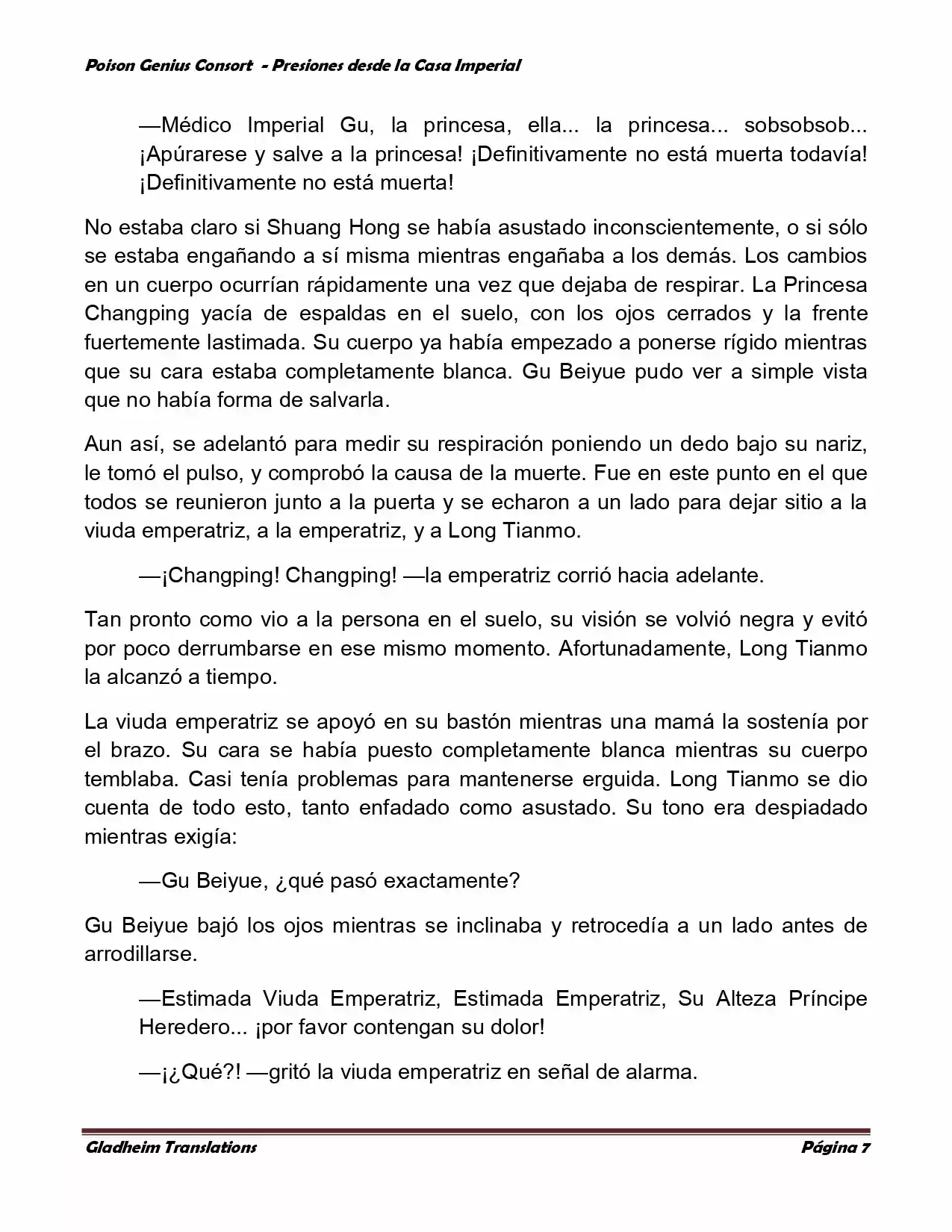 Poison Genious Consort (Novela) - Capítulo 163 - Página 7 - LectorTMOo