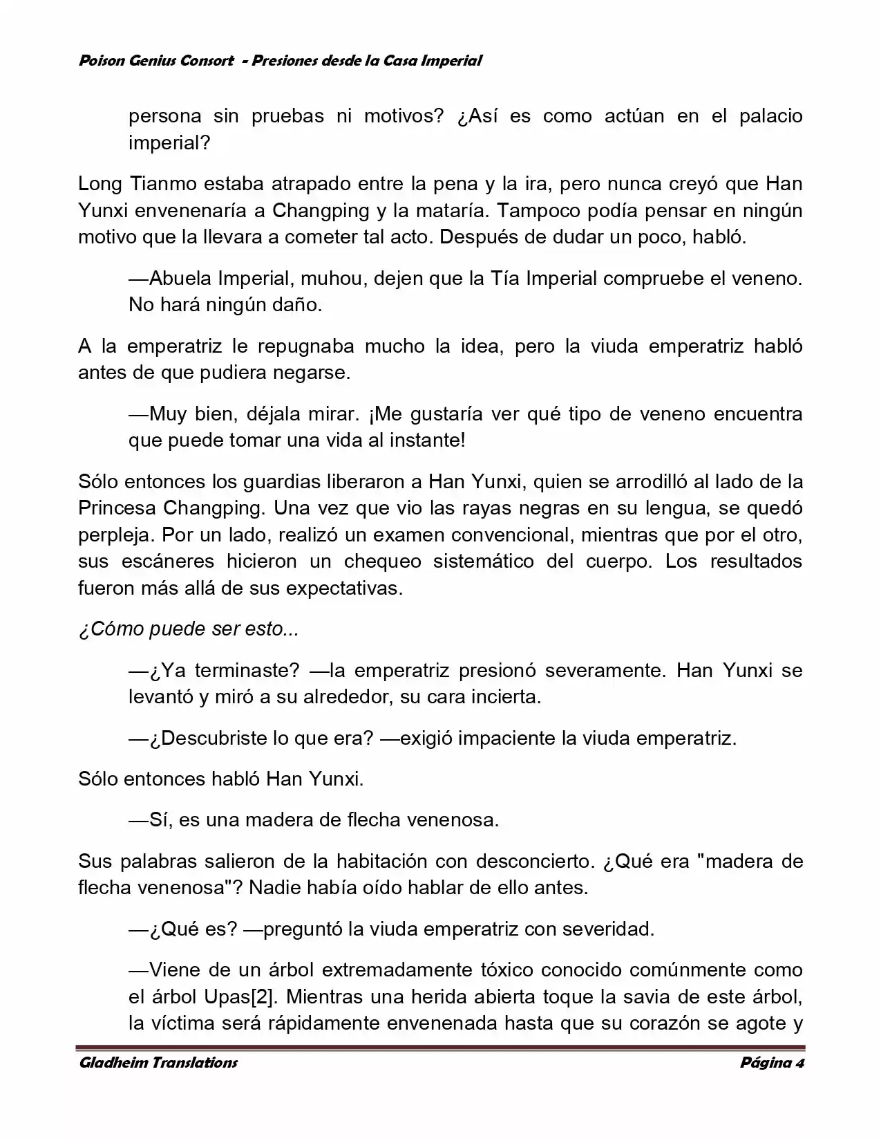 Poison Genious Consort (Novela) - Capítulo 164 - Página 4 - LectorTMOo