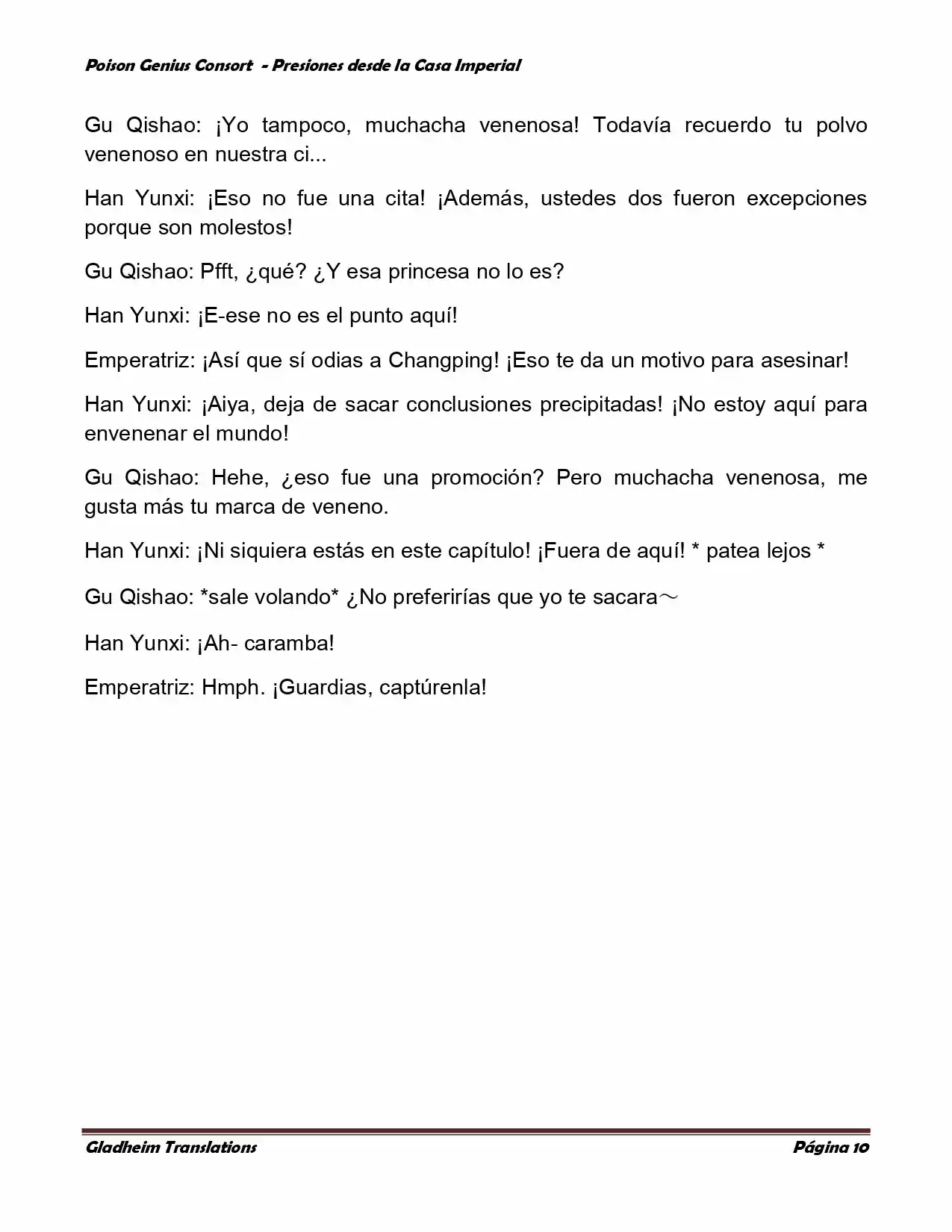 Poison Genious Consort (Novela) - Capítulo 164 - Página 10 - LectorTMOo