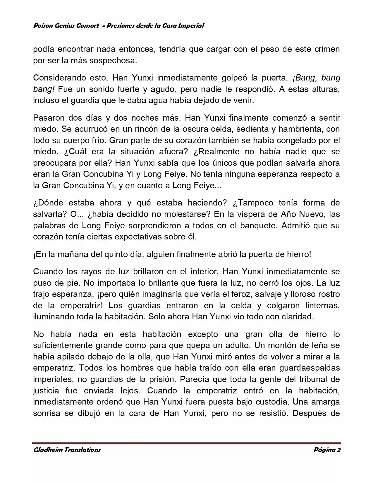 Poison Genious Consort (Novela) - Capítulo 165 - Página 2 - LectorTMOo