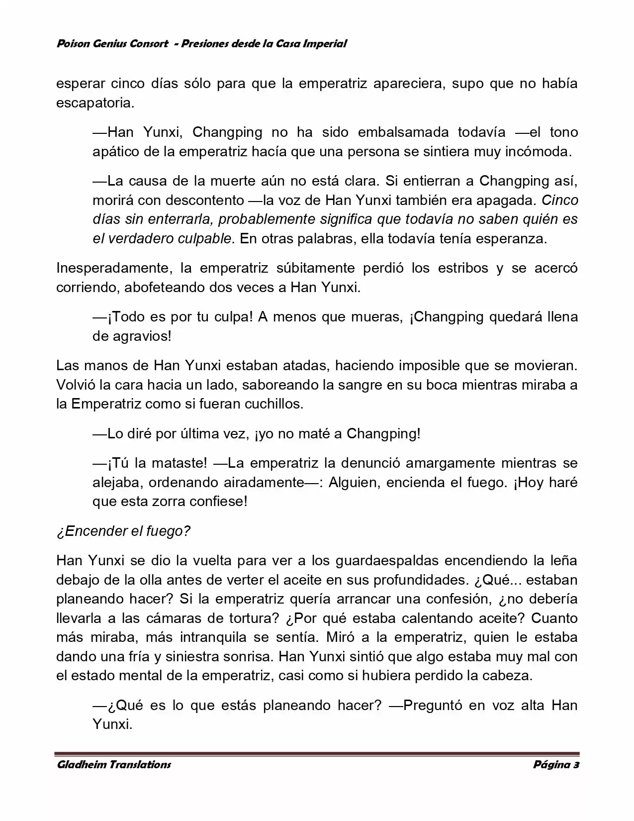 Poison Genious Consort (Novela) - Capítulo 165 - Página 3 - LectorTMOo