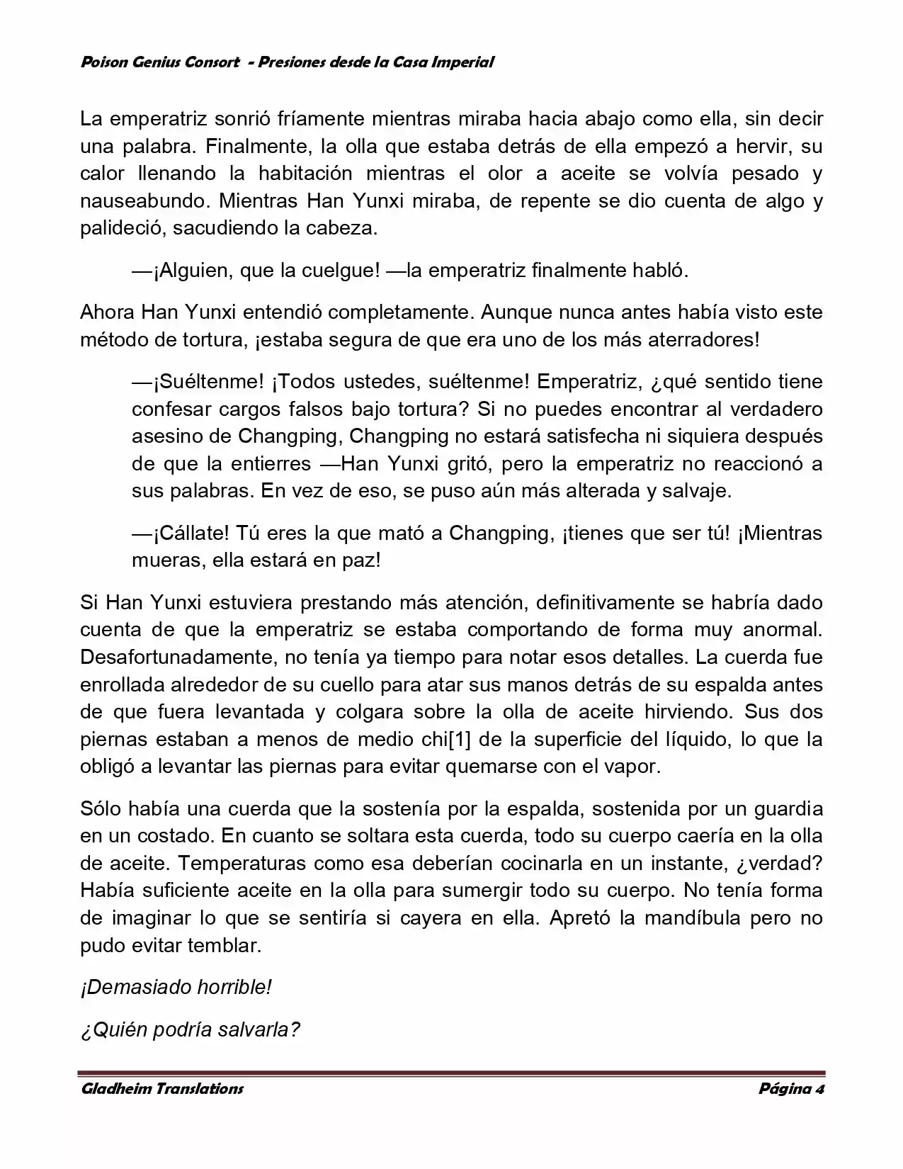 Poison Genious Consort (Novela) - Capítulo 165 - Página 4 - LectorTMOo