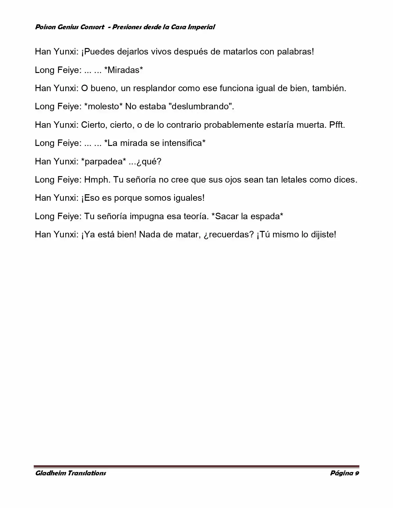 Poison Genious Consort (Novela) - Capítulo 168 - Página 9 - LectorTMOo