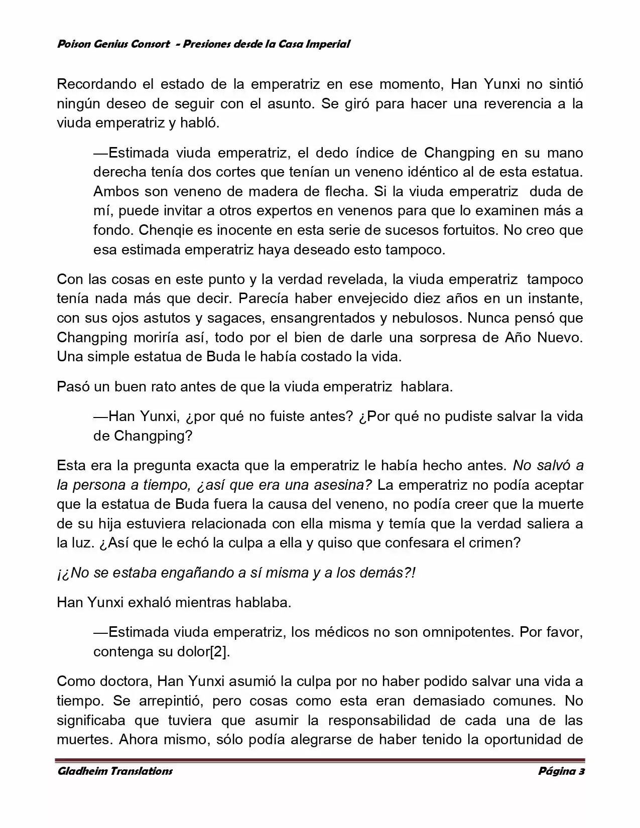 Poison Genious Consort (Novela) - Capítulo 169 - Página 3 - LectorTMOo