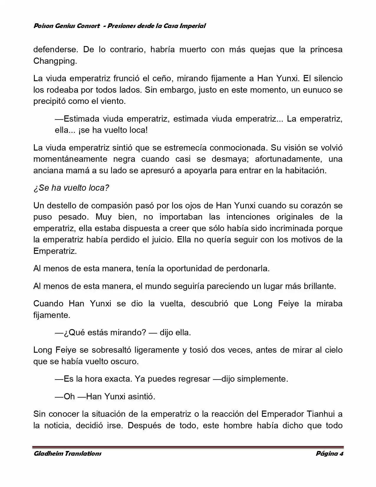 Poison Genious Consort (Novela) - Capítulo 169 - Página 4 - LectorTMOo