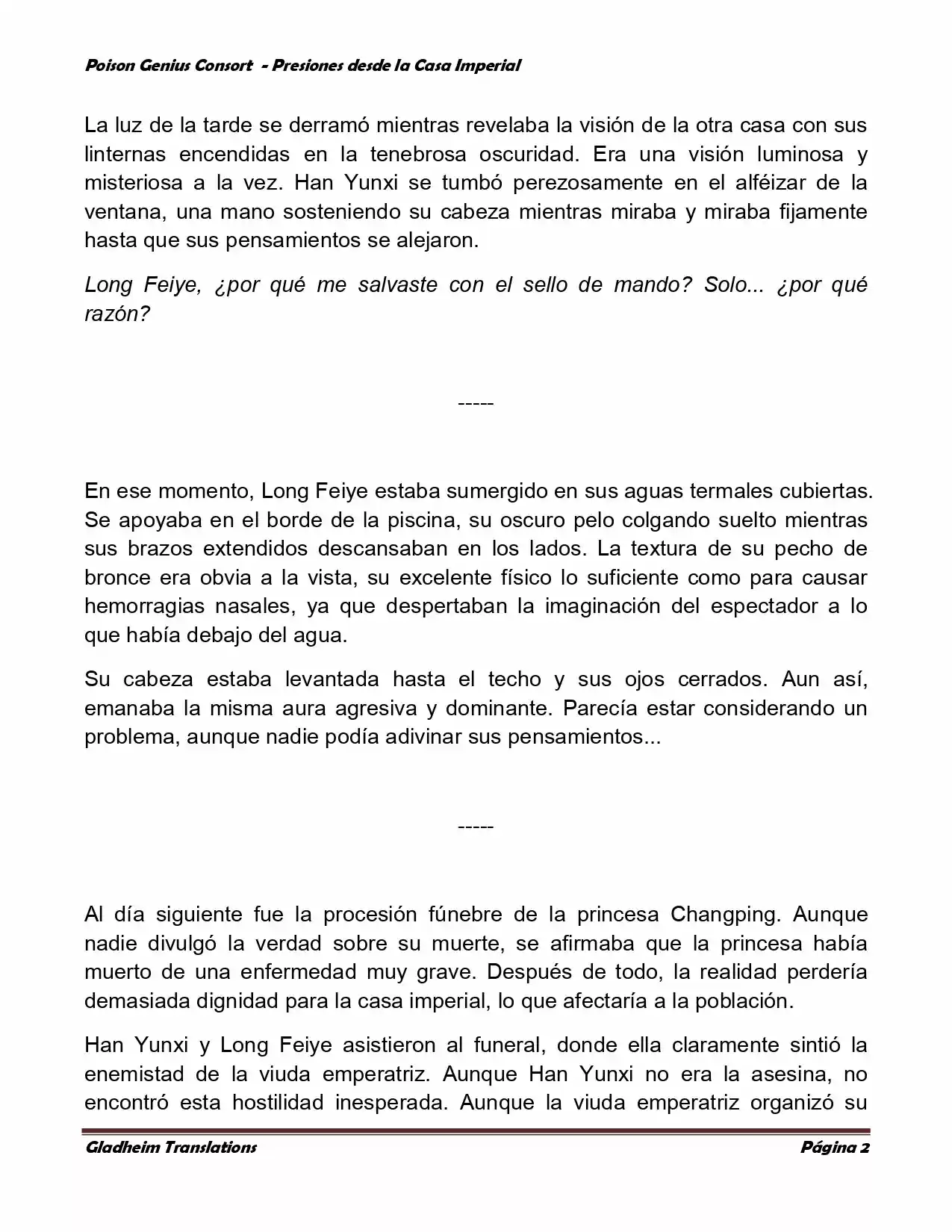 Poison Genious Consort (Novela) - Capítulo 170 - Página 2 - LectorTMOo