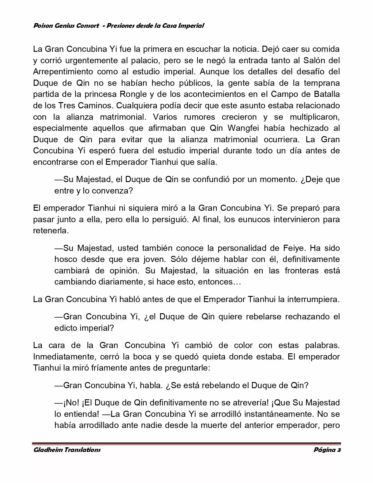 Poison Genious Consort (Novela) - Capítulo 171 - Página 3 - LectorTMOo
