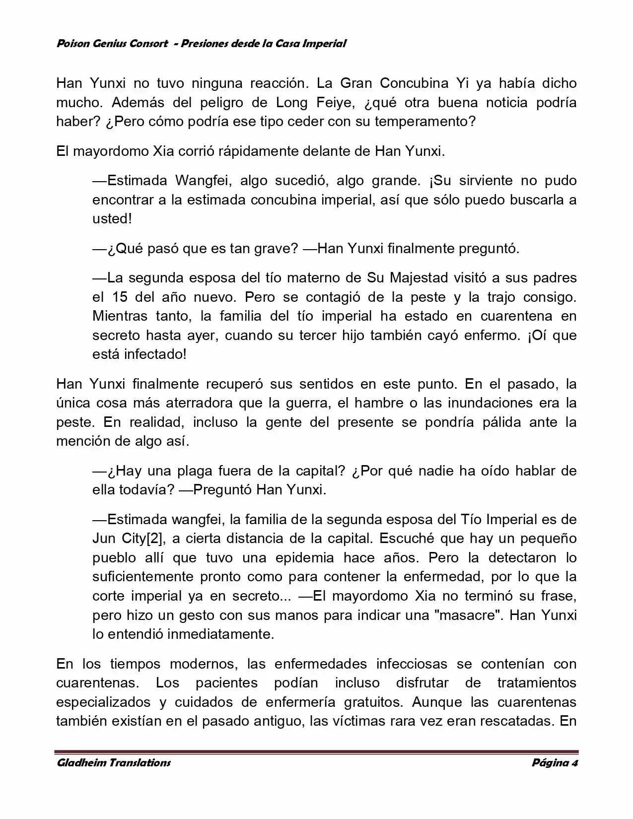 Poison Genious Consort (Novela) - Capítulo 172 - Página 4 - LectorTMOo
