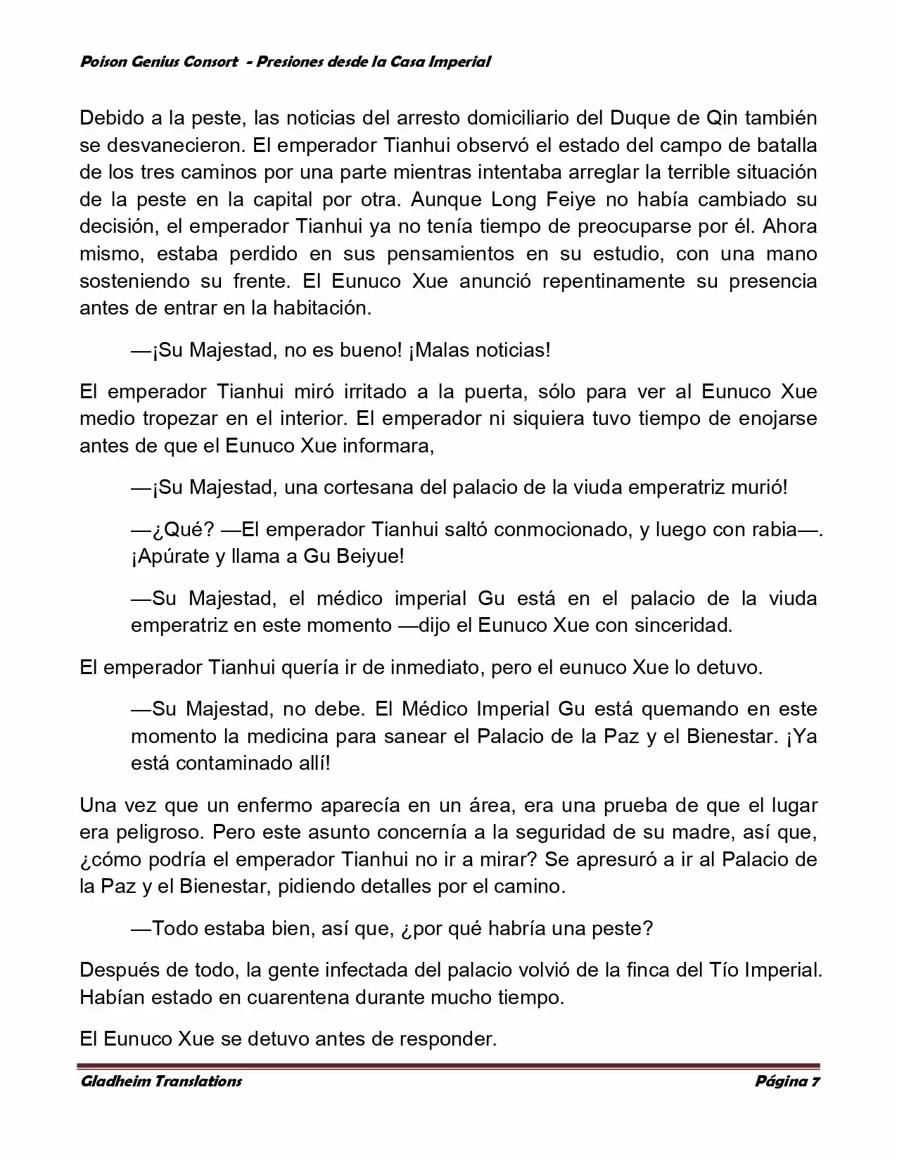 Poison Genious Consort (Novela) - Capítulo 172 - Página 7 - LectorTMOo