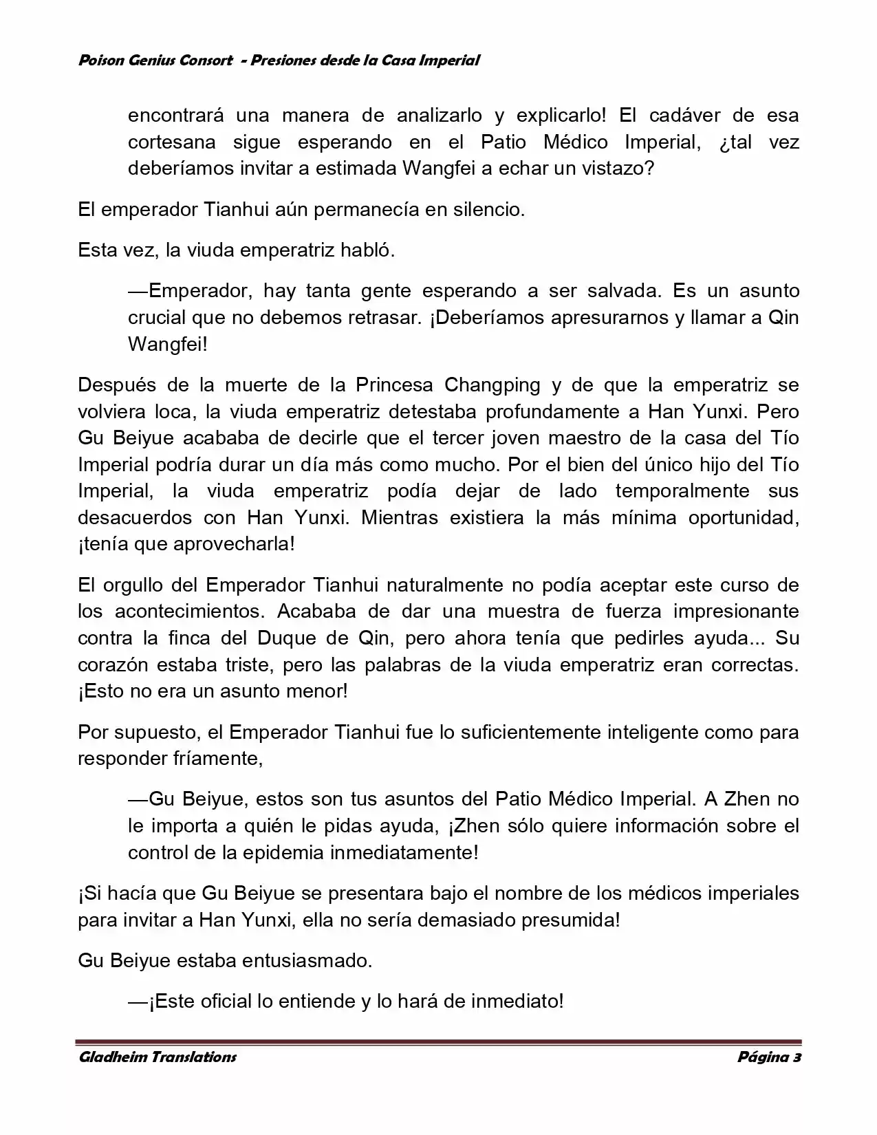 Poison Genious Consort (Novela) - Capítulo 173 - Página 3 - LectorTMOo