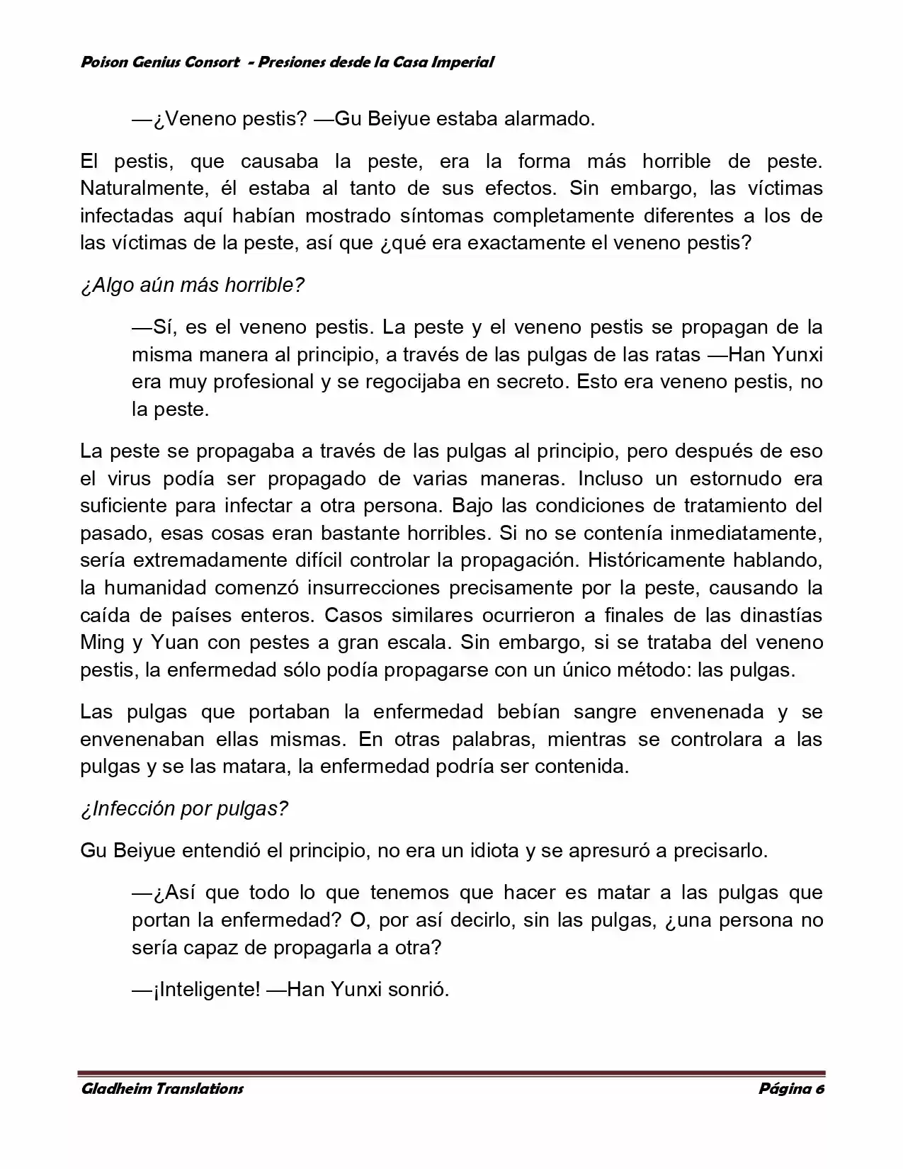 Poison Genious Consort (Novela) - Capítulo 173 - Página 6 - LectorTMOo