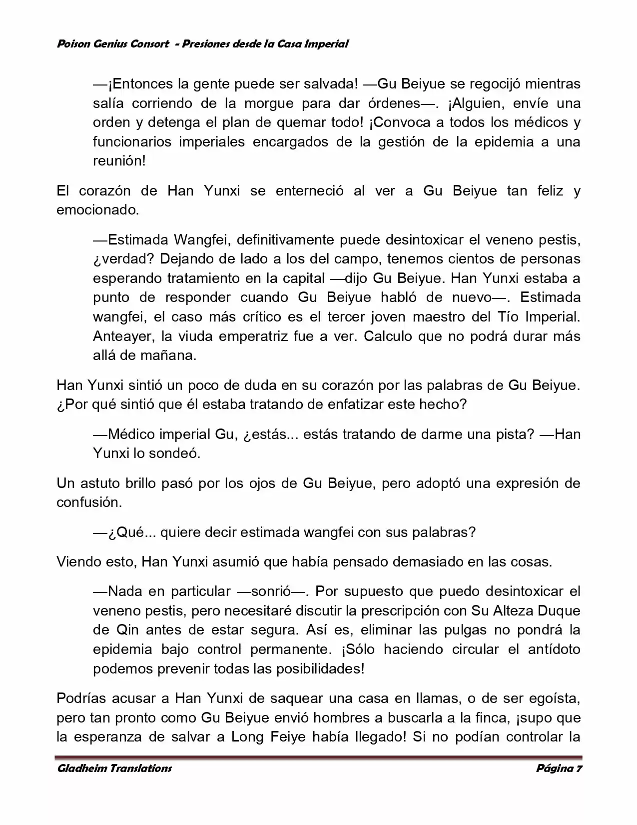 Poison Genious Consort (Novela) - Capítulo 173 - Página 7 - LectorTMOo