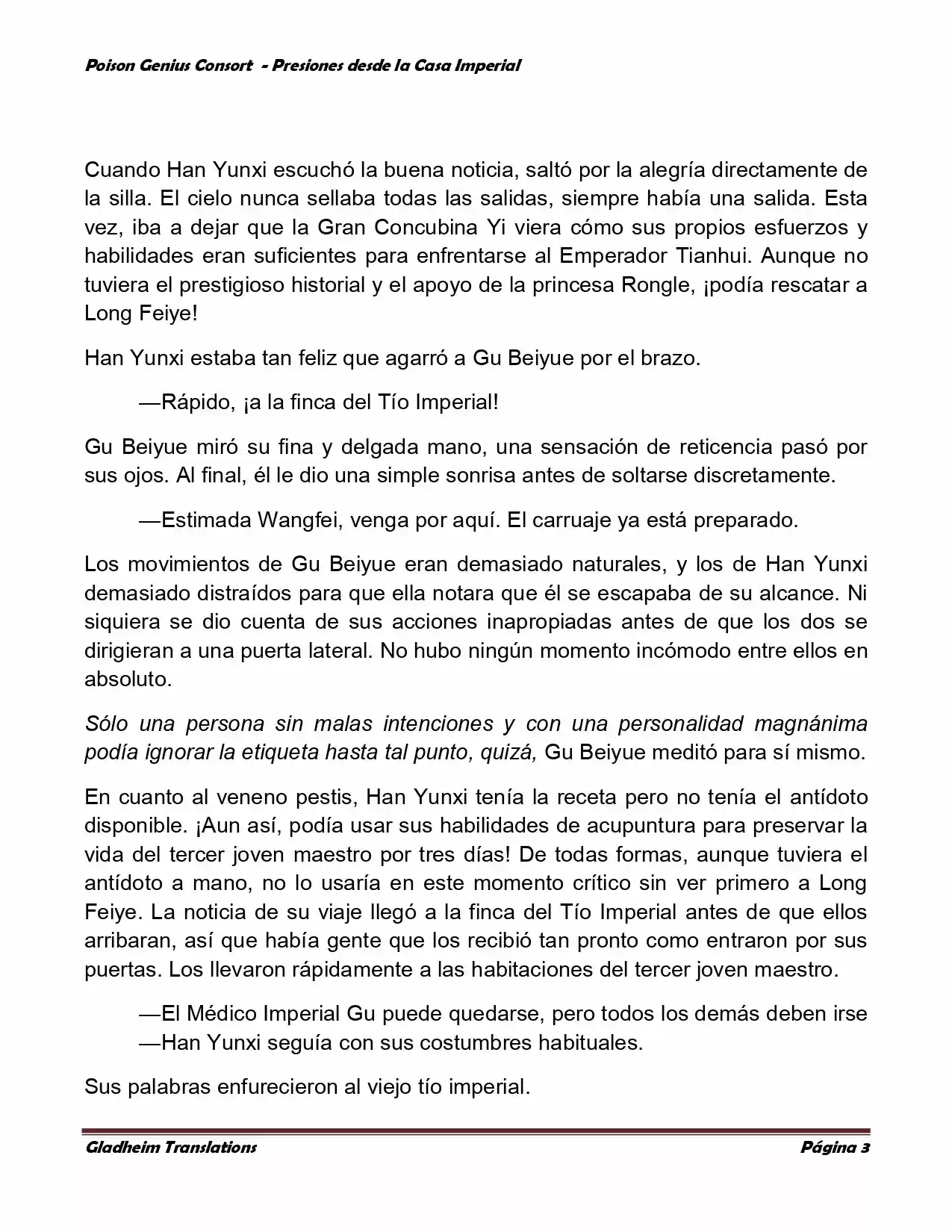 Poison Genious Consort (Novela) - Capítulo 174 - Página 3 - LectorTMOo