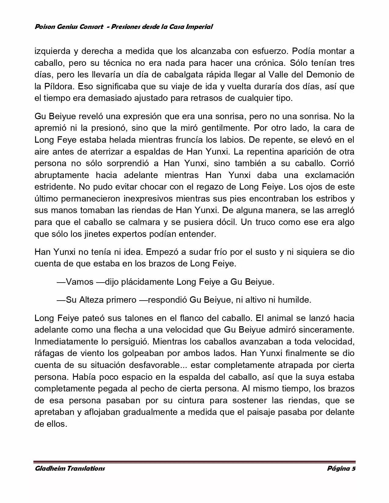 Poison Genious Consort (Novela) - Capítulo 176 - Página 5 - LectorTMOo