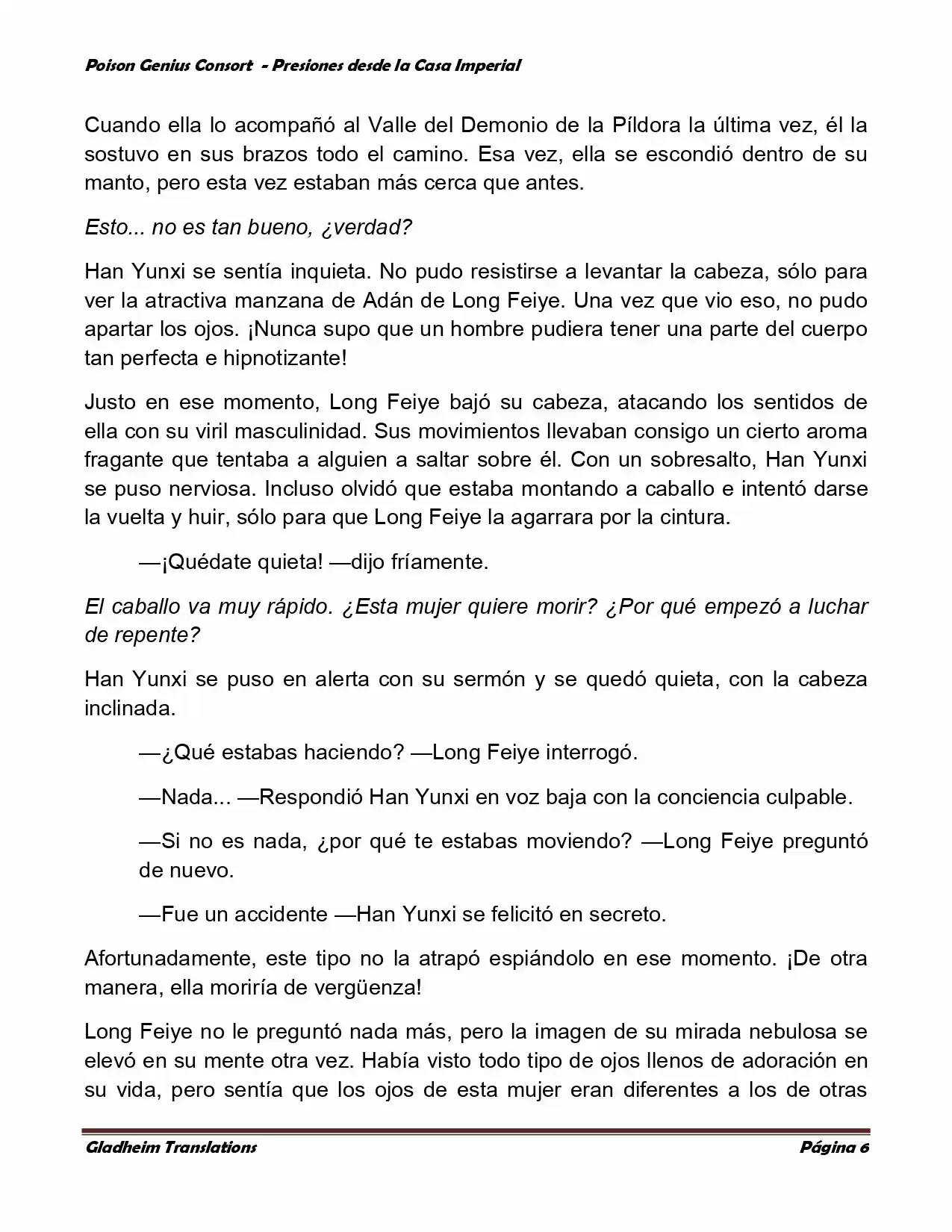 Poison Genious Consort (Novela) - Capítulo 176 - Página 6 - LectorTMOo
