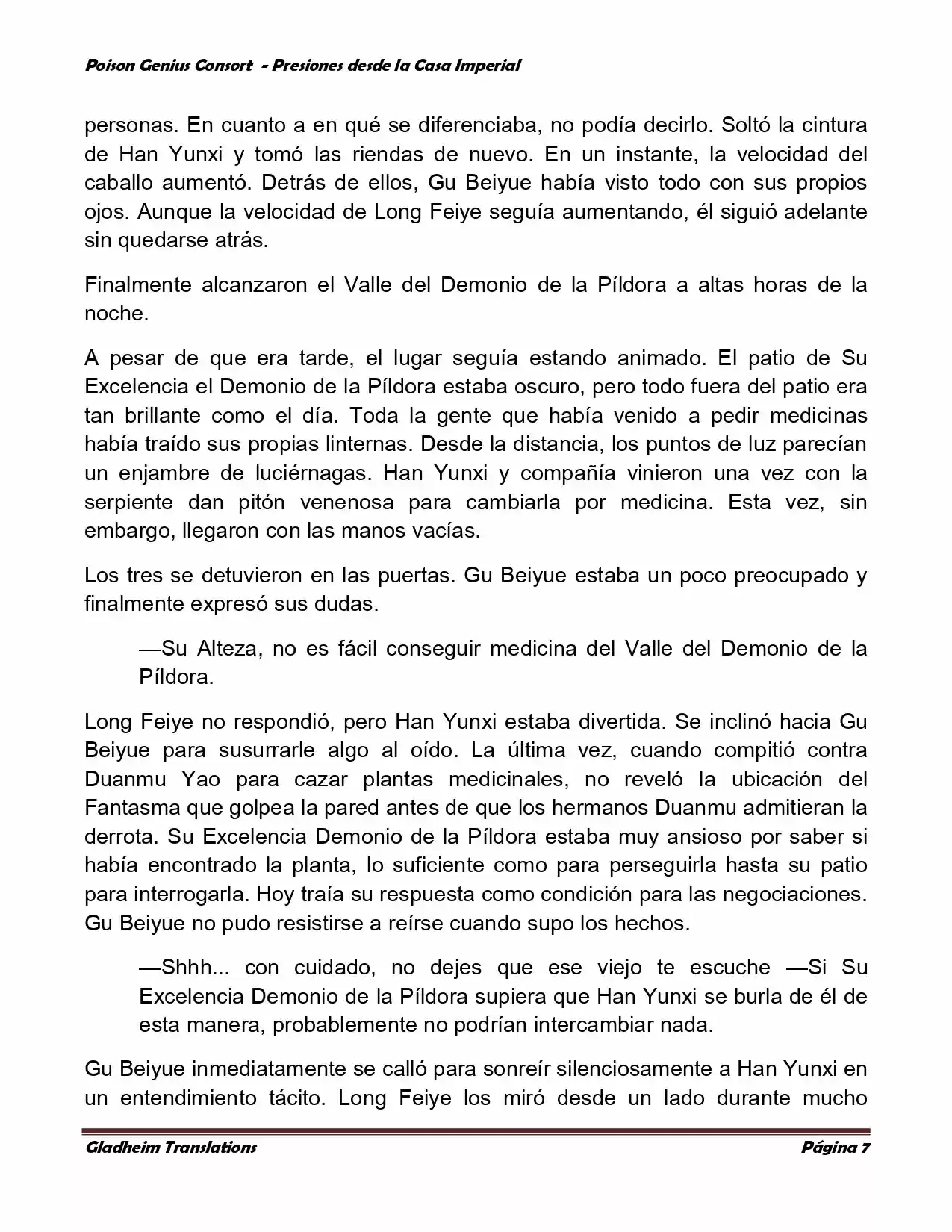 Poison Genious Consort (Novela) - Capítulo 176 - Página 7 - LectorTMOo